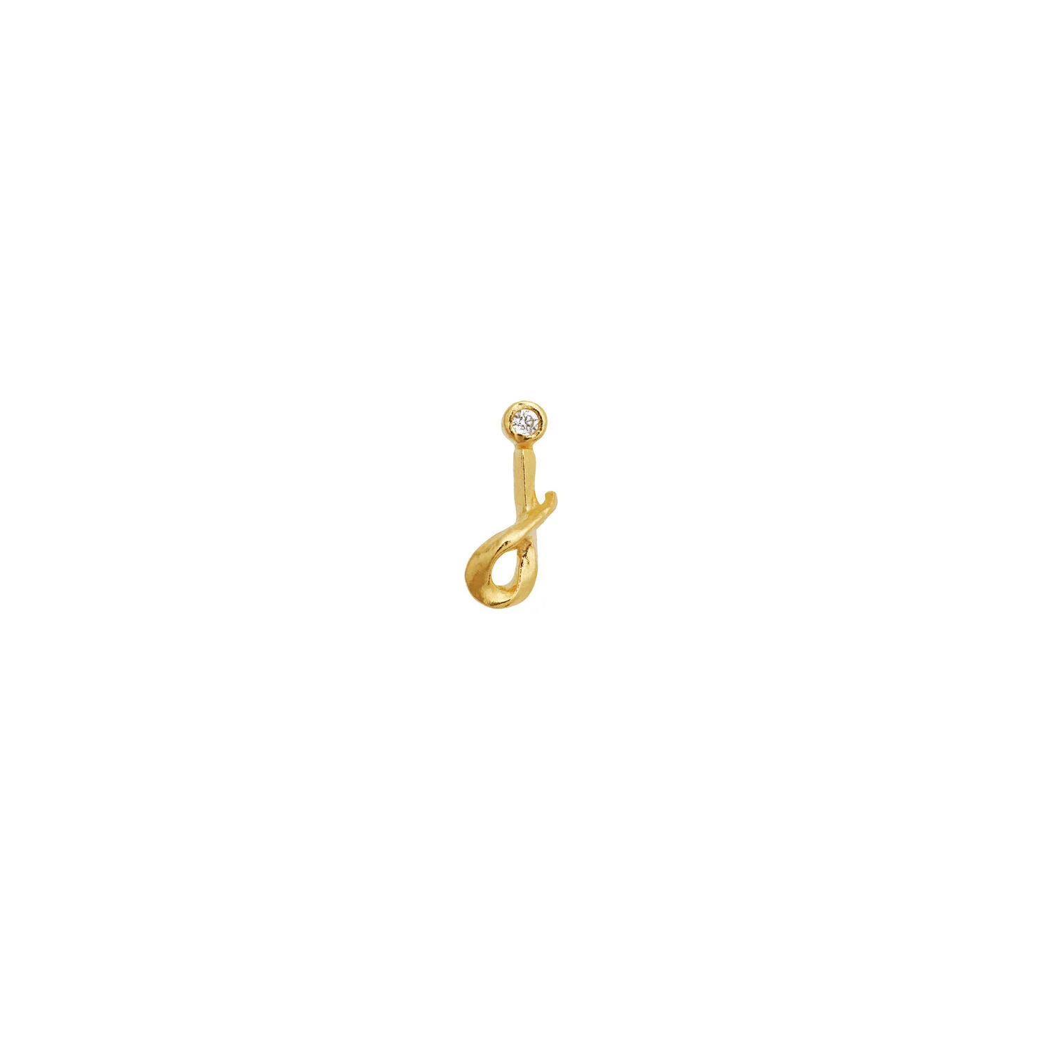 Alfabet ørestik - forgyldt - Image 12