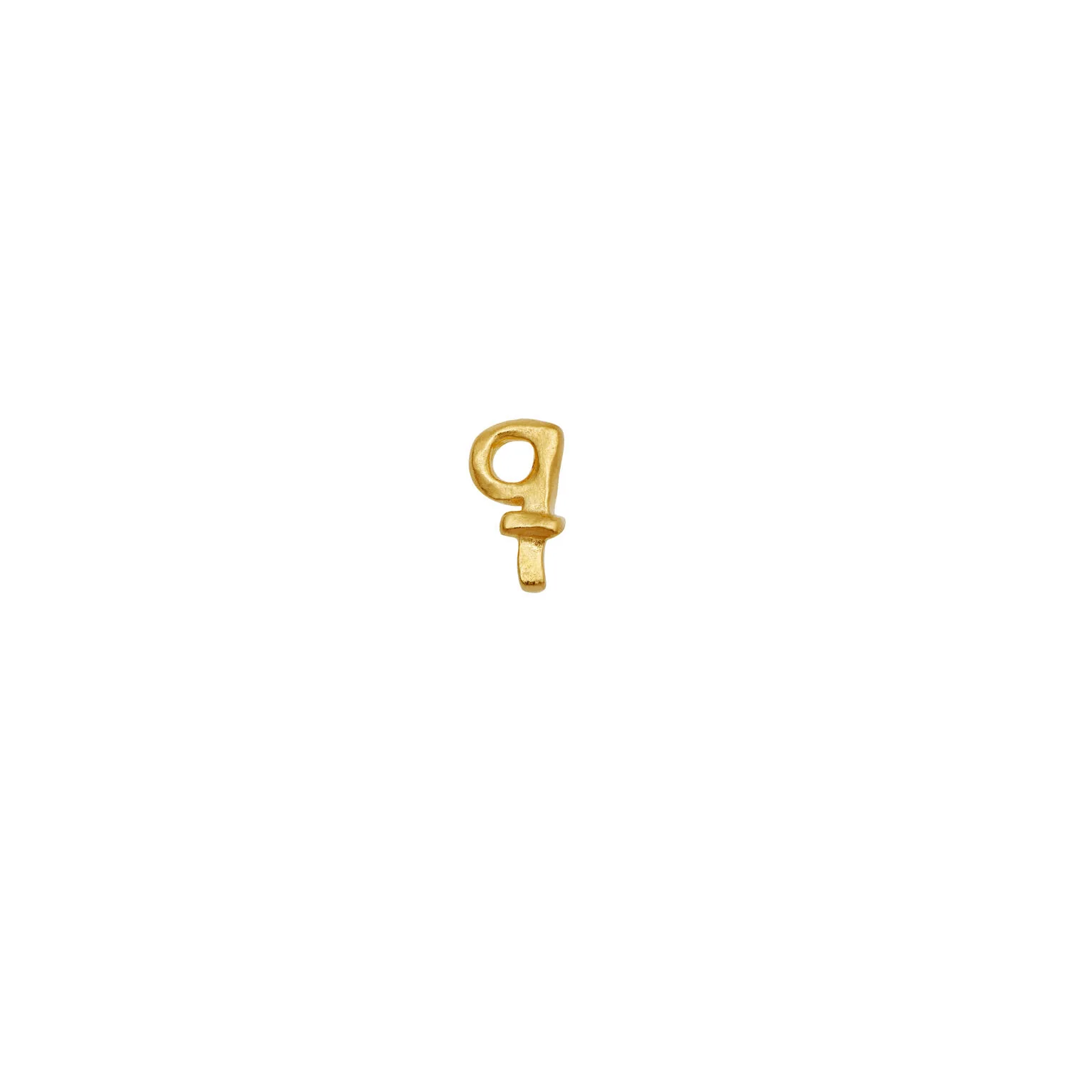 Alfabet ørestik - forgyldt - Image 19