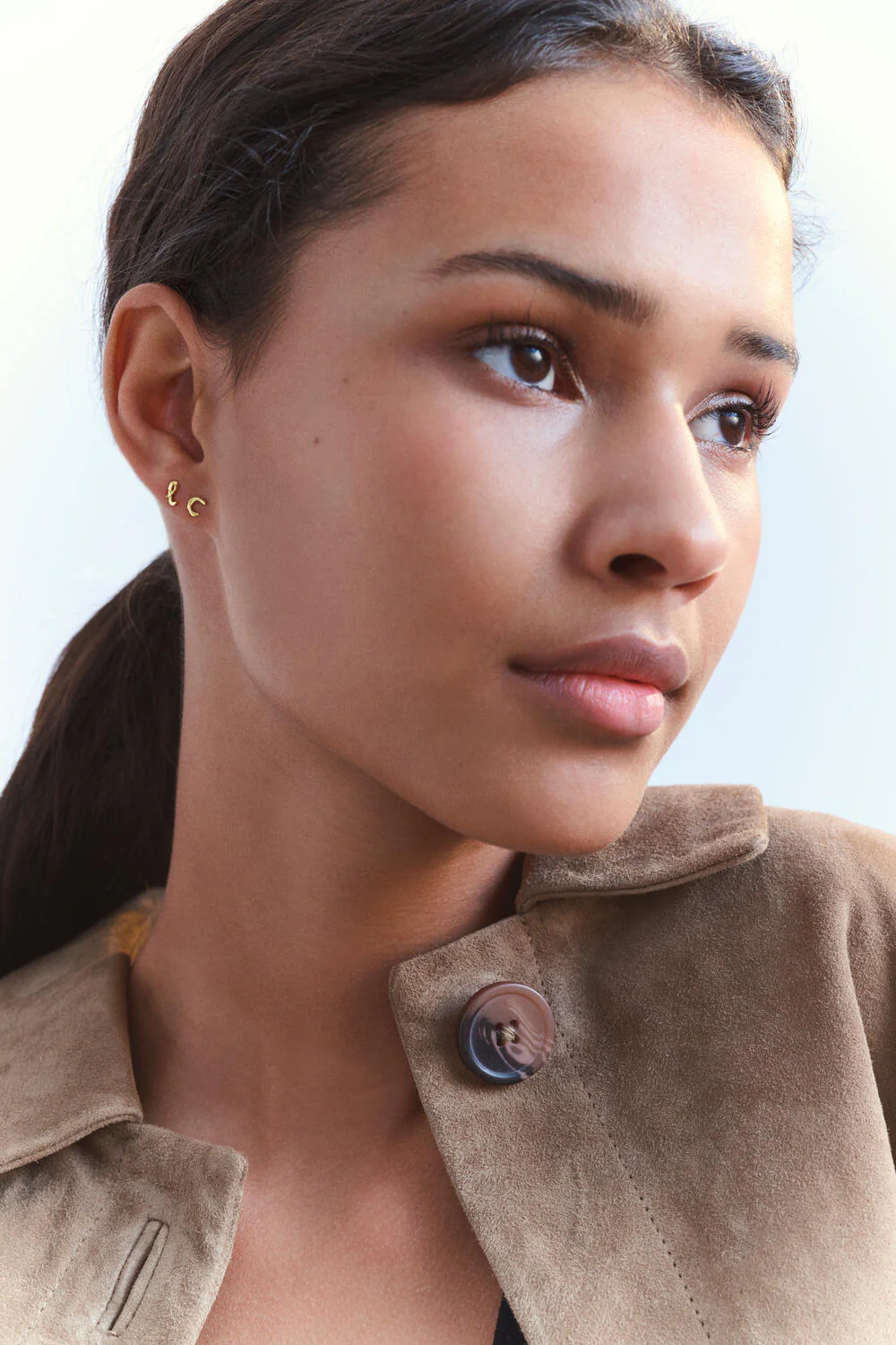 Alfabet ørestik - forgyldt - Image 31