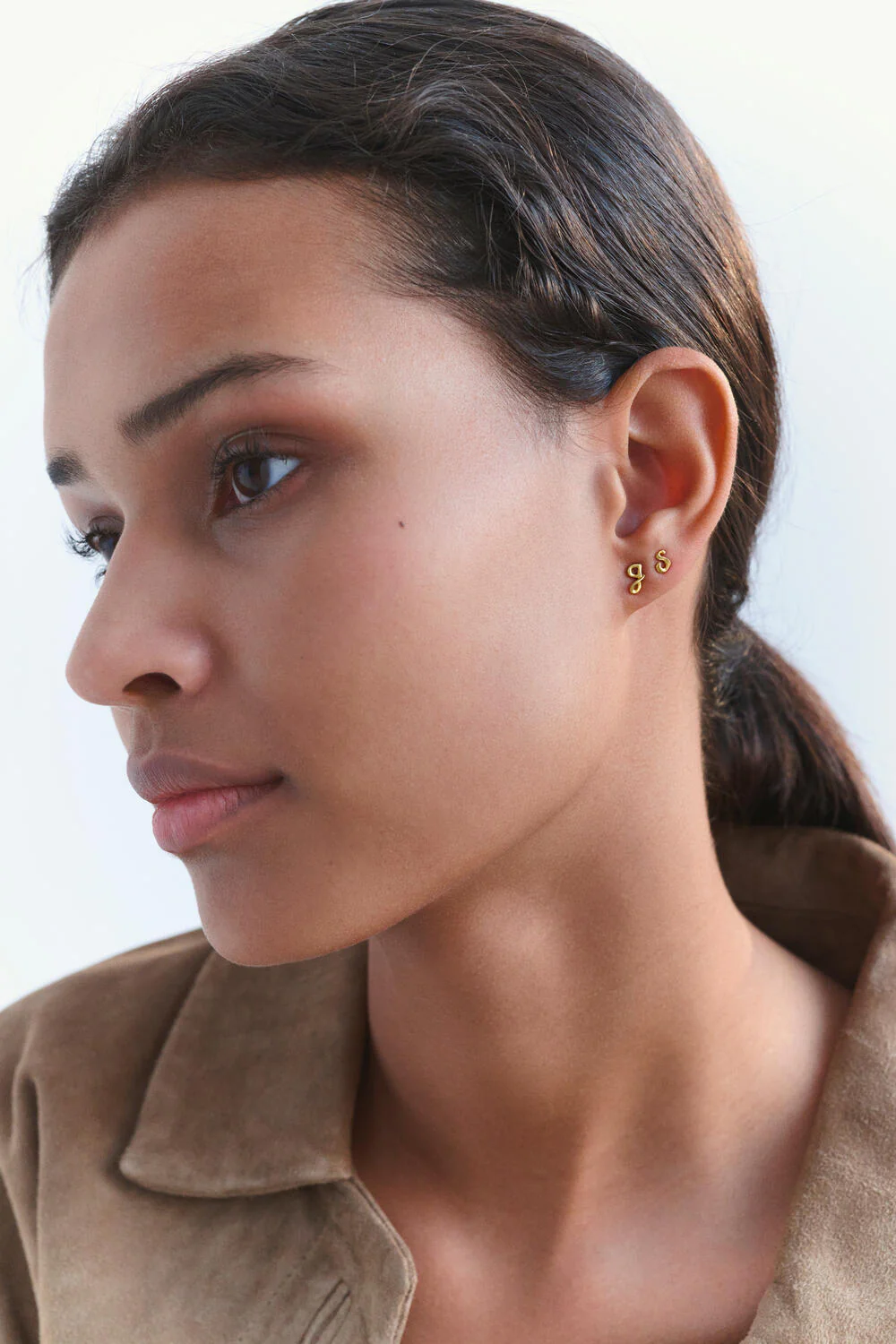 Alfabet ørestik - forgyldt - Image 32