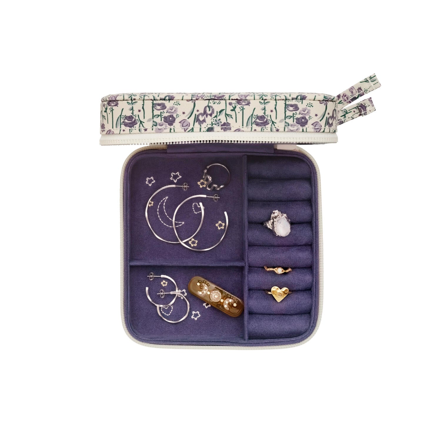 Amelia smykkeskrin - Purple Heart - Image 6