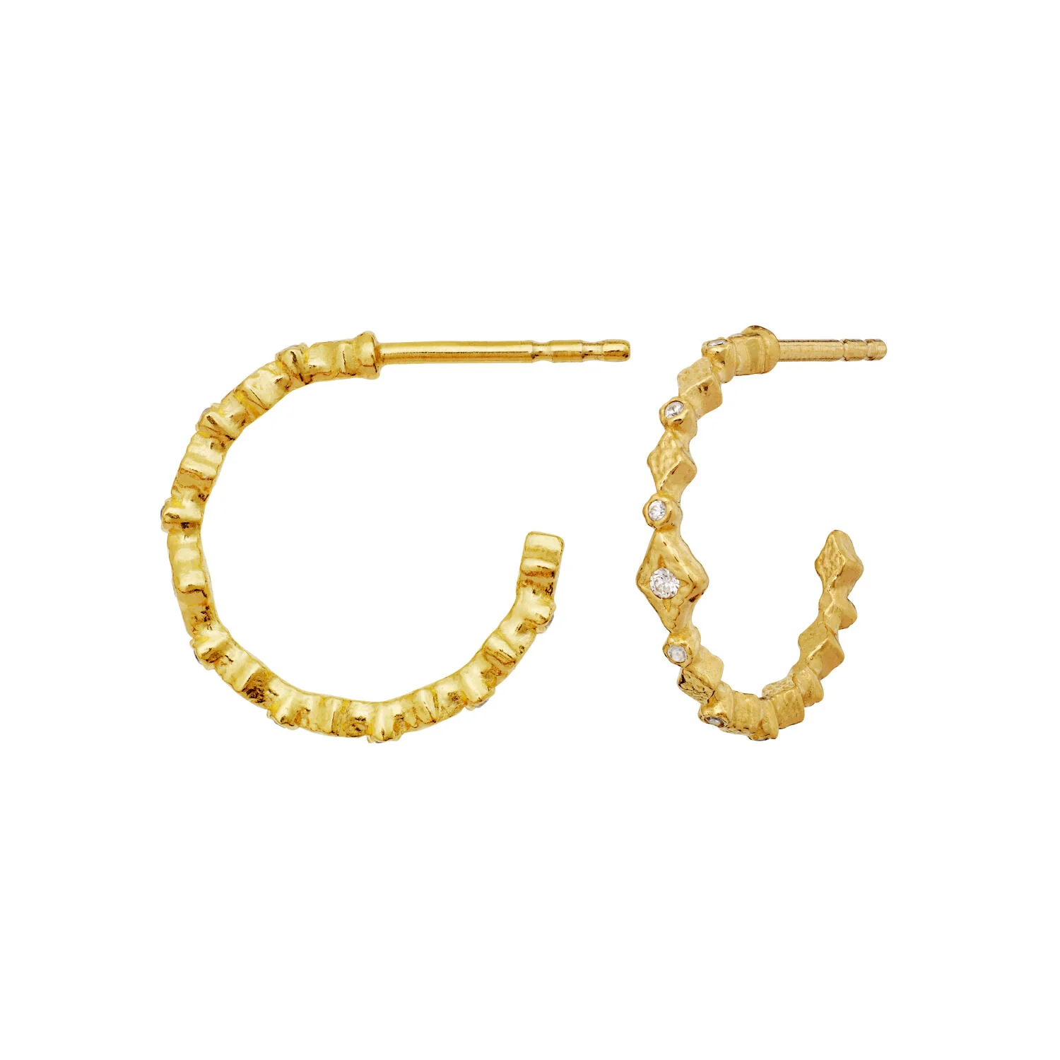 Arlette hoops - forgyldt - Image 3