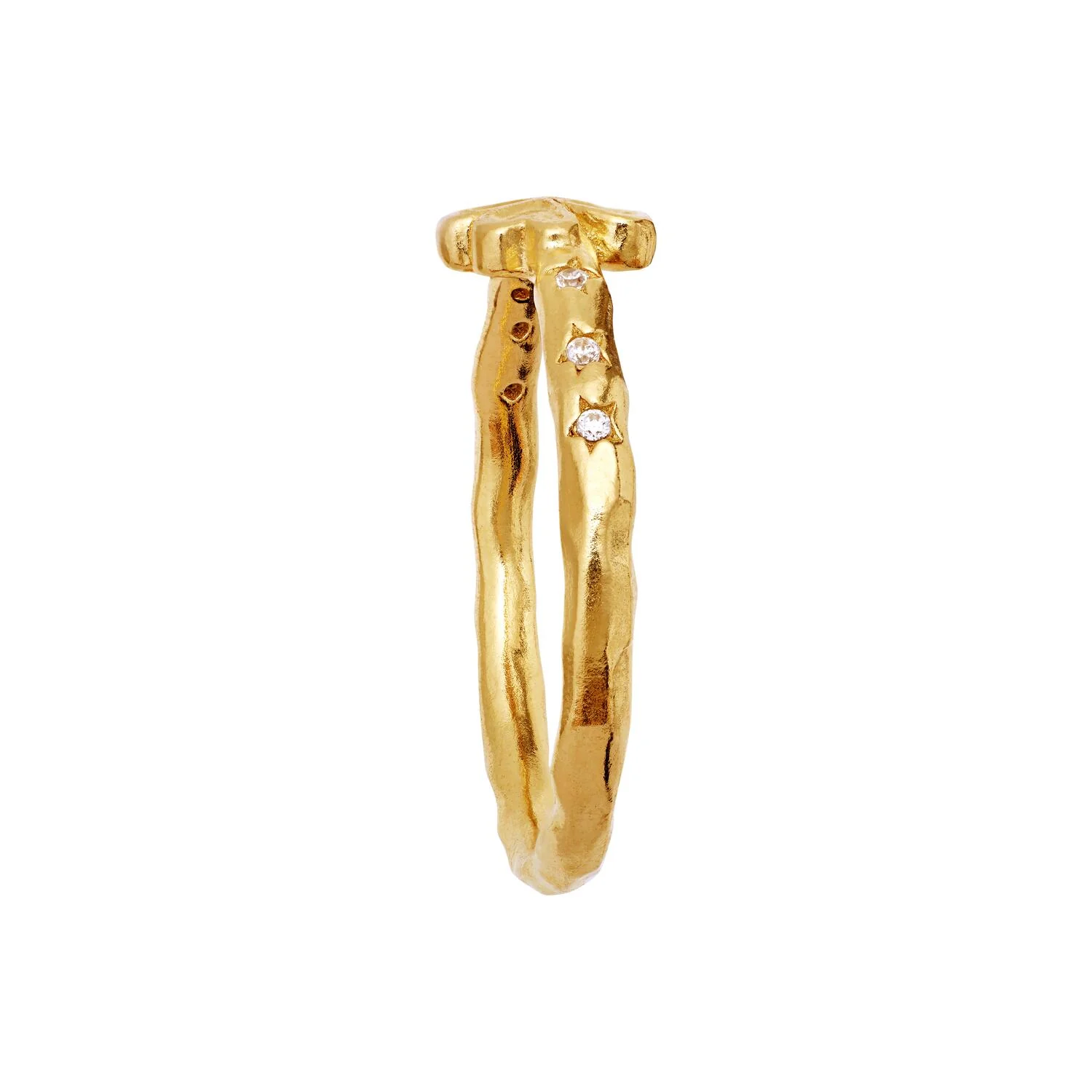 Clover ring - forgyldt - Image 4