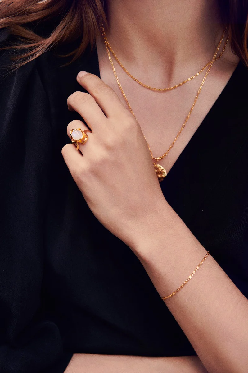 Eva Choker Halskæde - Forgyldt - Image 4