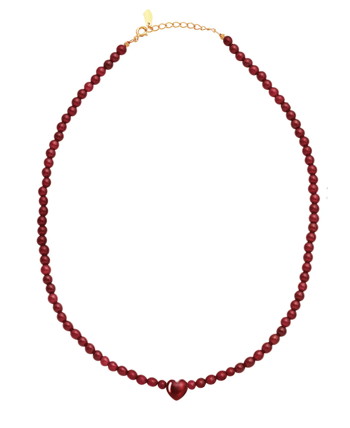 Sienna Heart halskæde - Maroon - Image 3