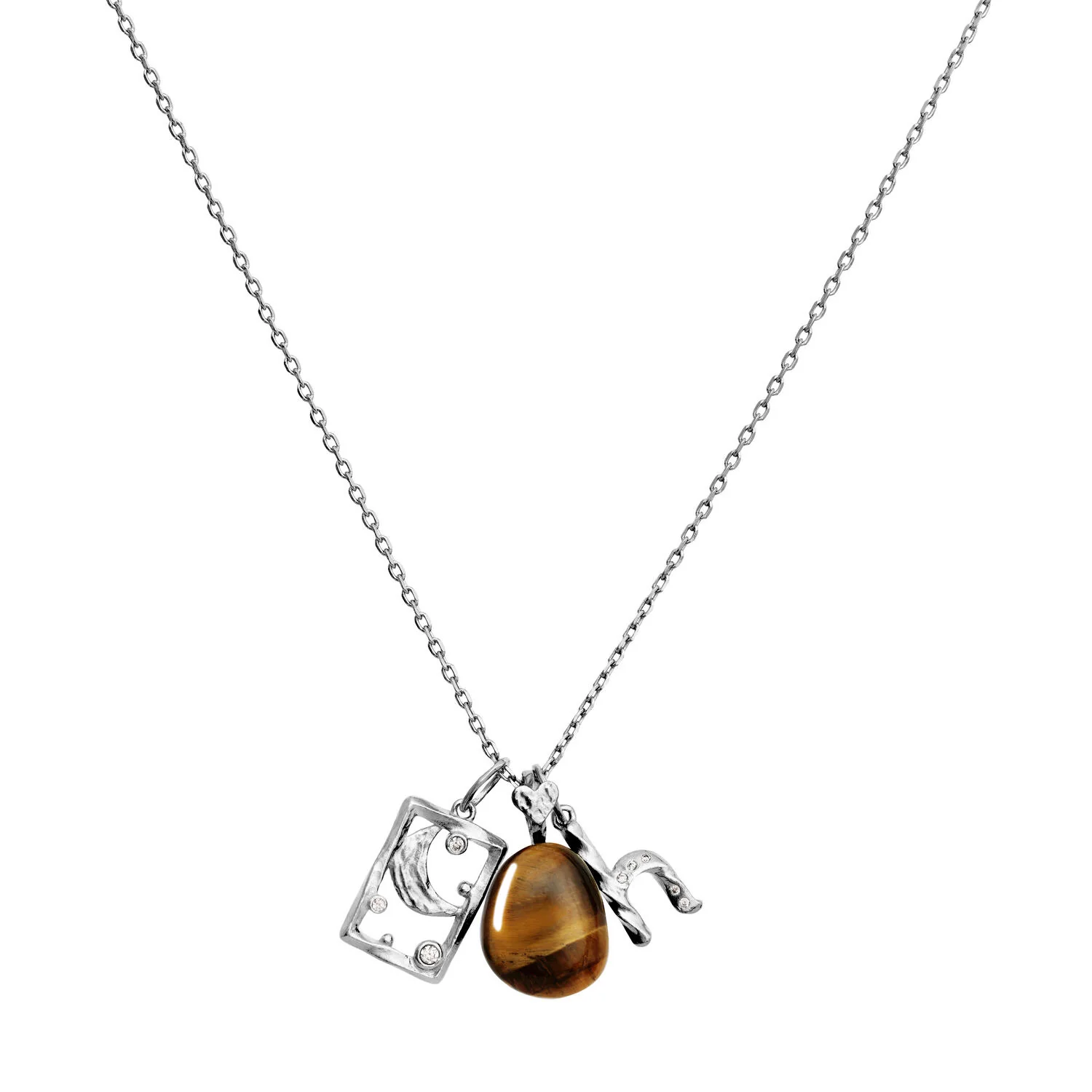 Tiger Eye Earth vedhæng - sølv - Image 2