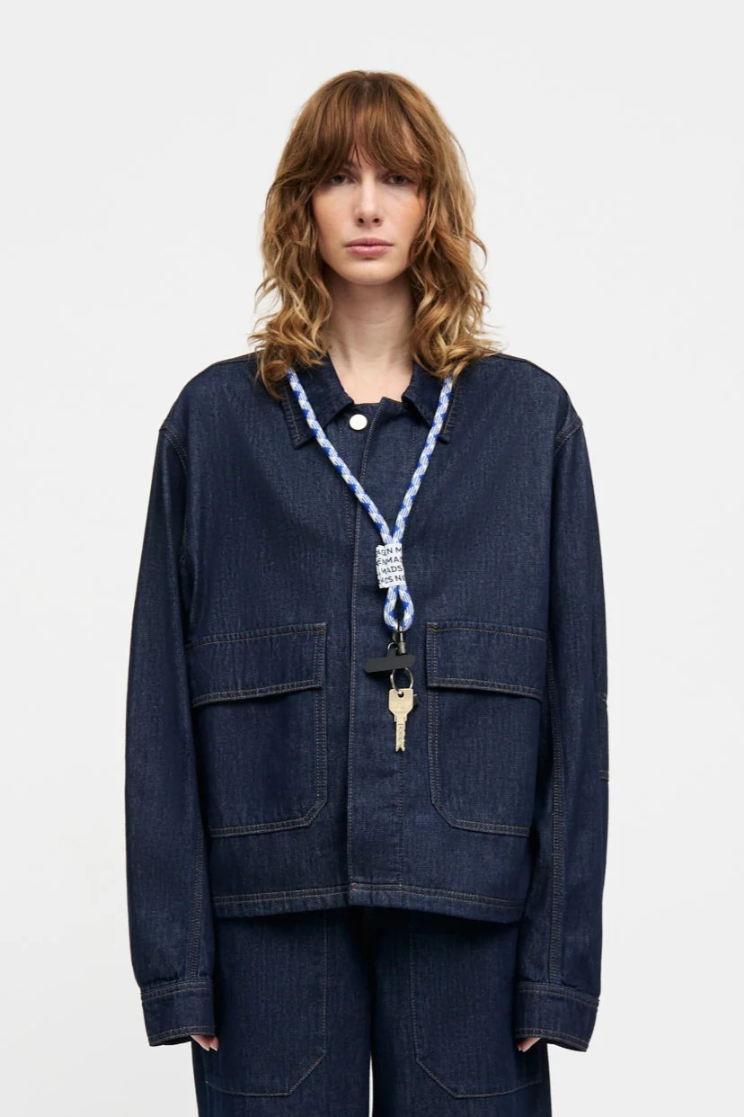 Cosy Solar denimjakke - Dark Indigo