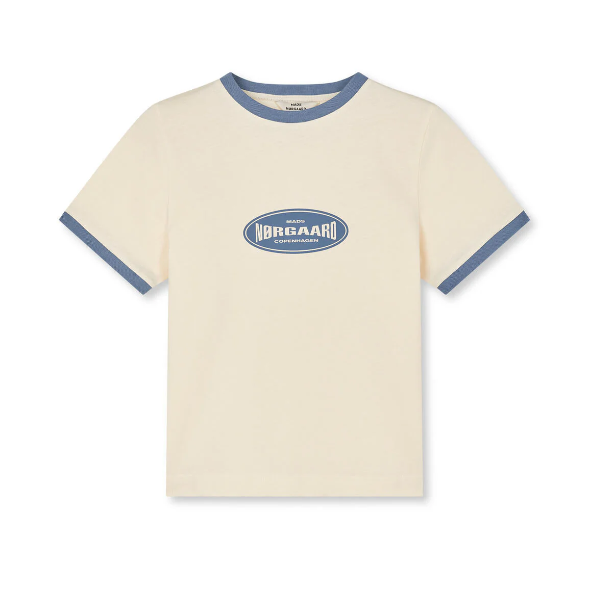 Cotton Jersey Trinity t-shirt - Vanilla Ice/Faded Denim - Image 2