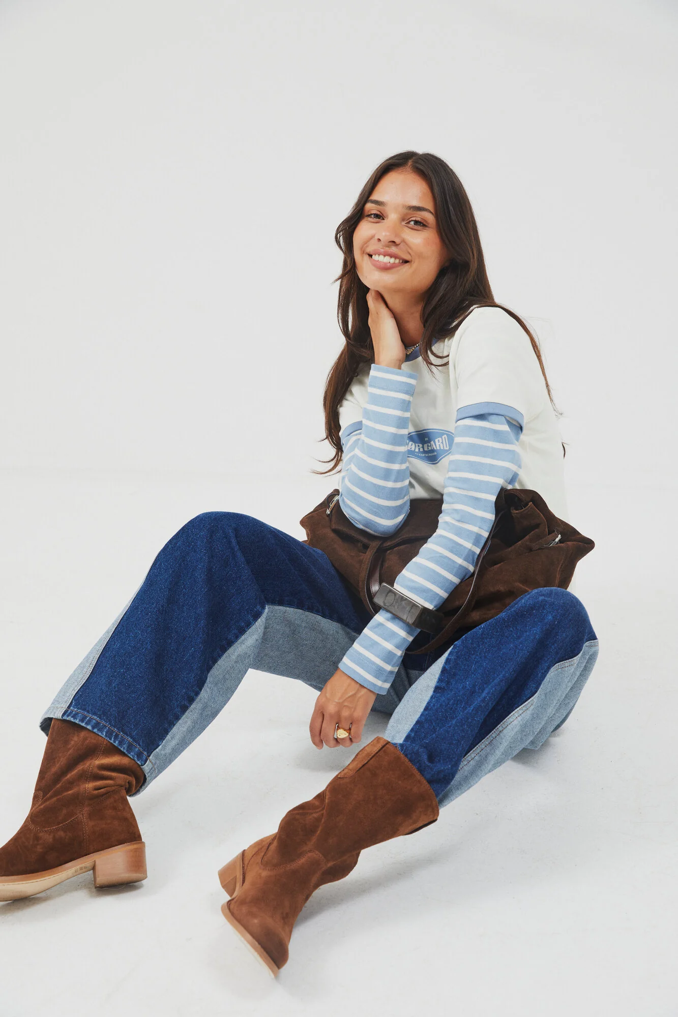 Luke Christel Block jeans - Mid Blue Denim - Image 3