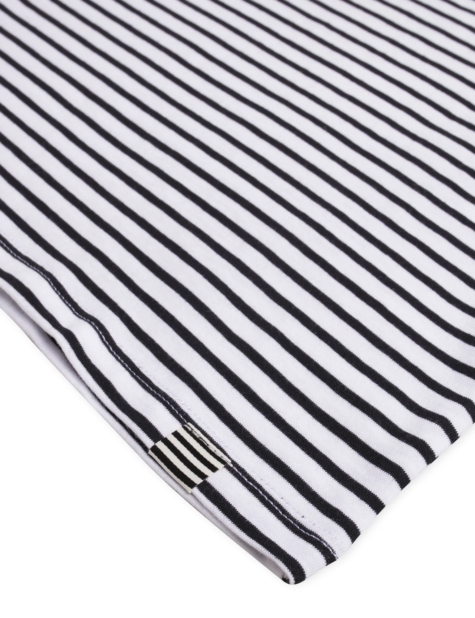 Organic Favorite Stripe Teasy t-shirt - hvid/sort - Image 3
