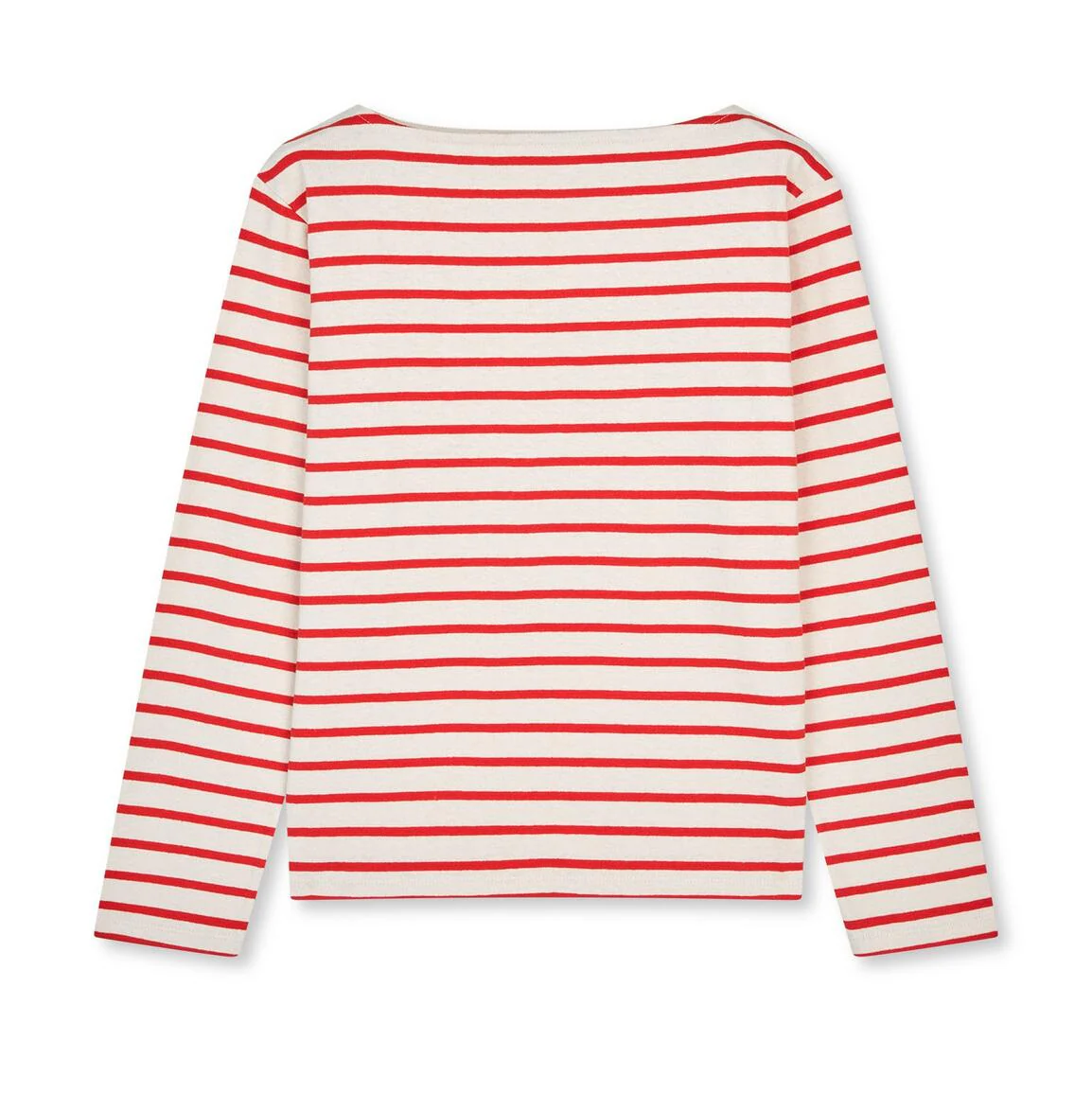 Pablo Gabi langærmet t-shirt - Vanilla Ice/Fiery Red - Image 2