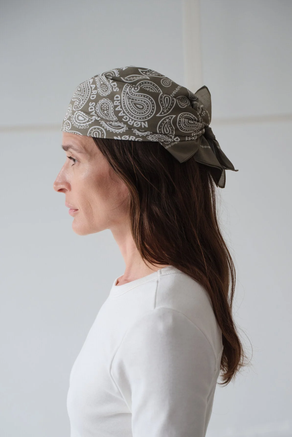 Soft Cotton Paisley Solid bandana - Overland Trek - Image 2