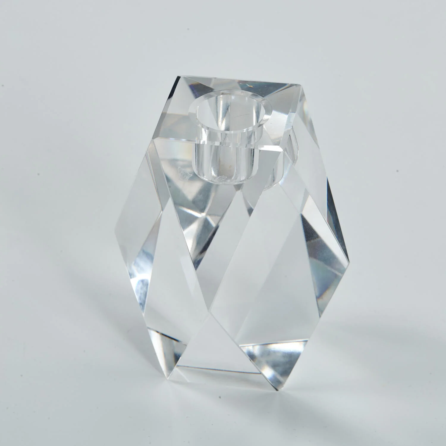 Krystal stage firkant, klar - H 10 cm. - Image 2