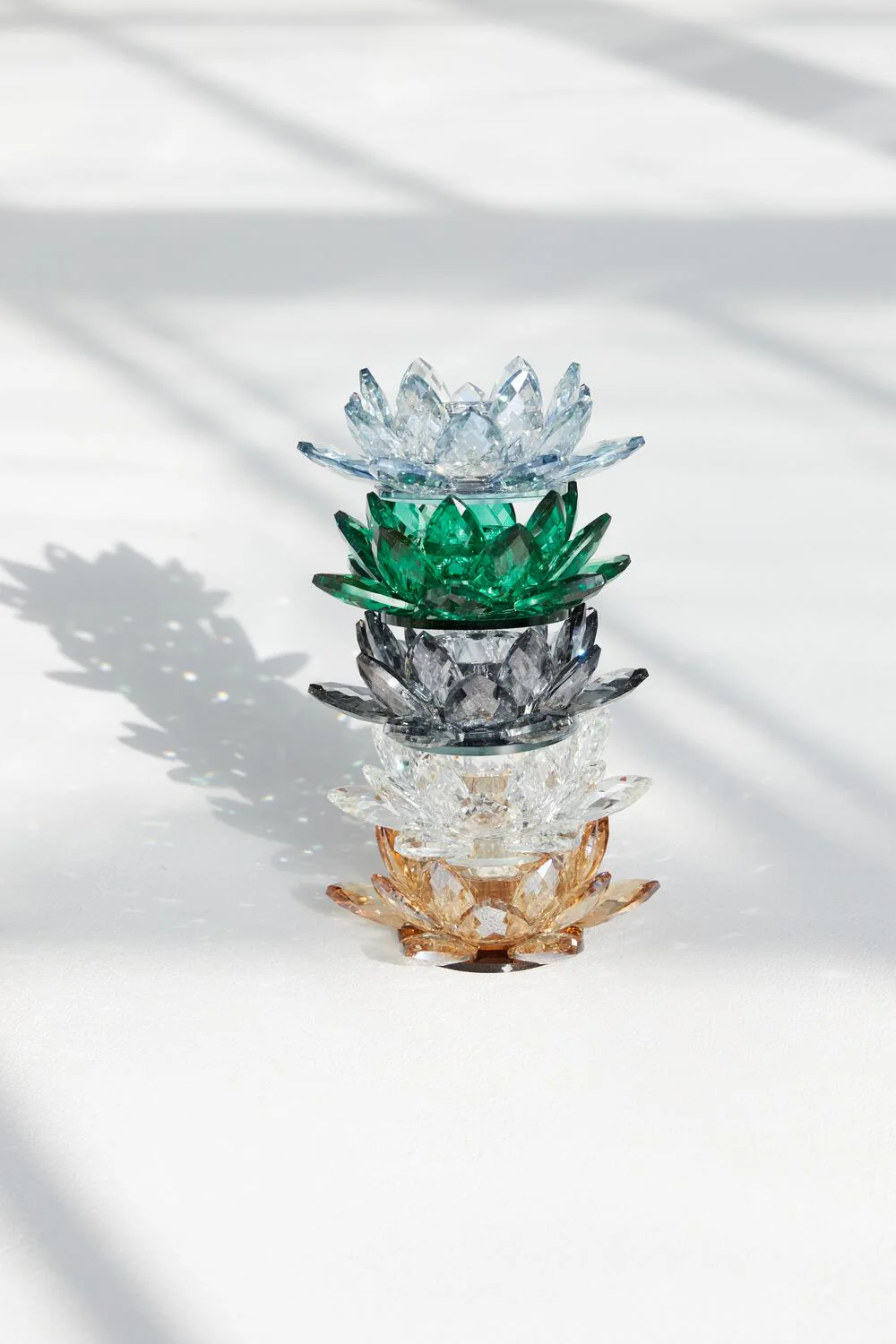 Lotus Votive fyrfadsstage, lille  - Amber - Image 3
