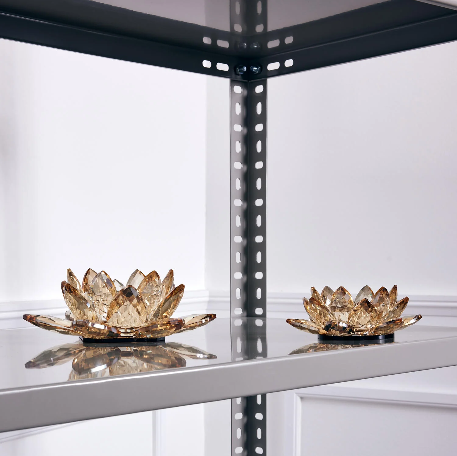 Lotus Votive fyrfadsstage, lille  - Amber - Image 7