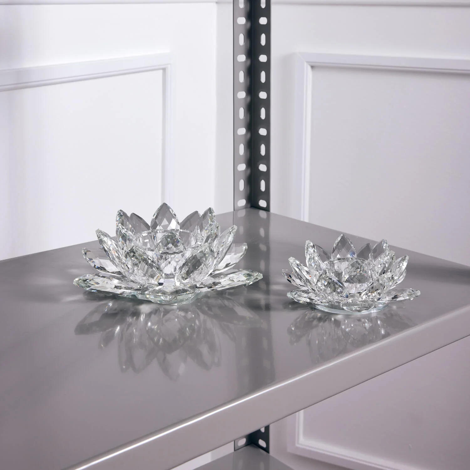 Lotus Votive fyrfadsstage, lille  - Klar - Image 4