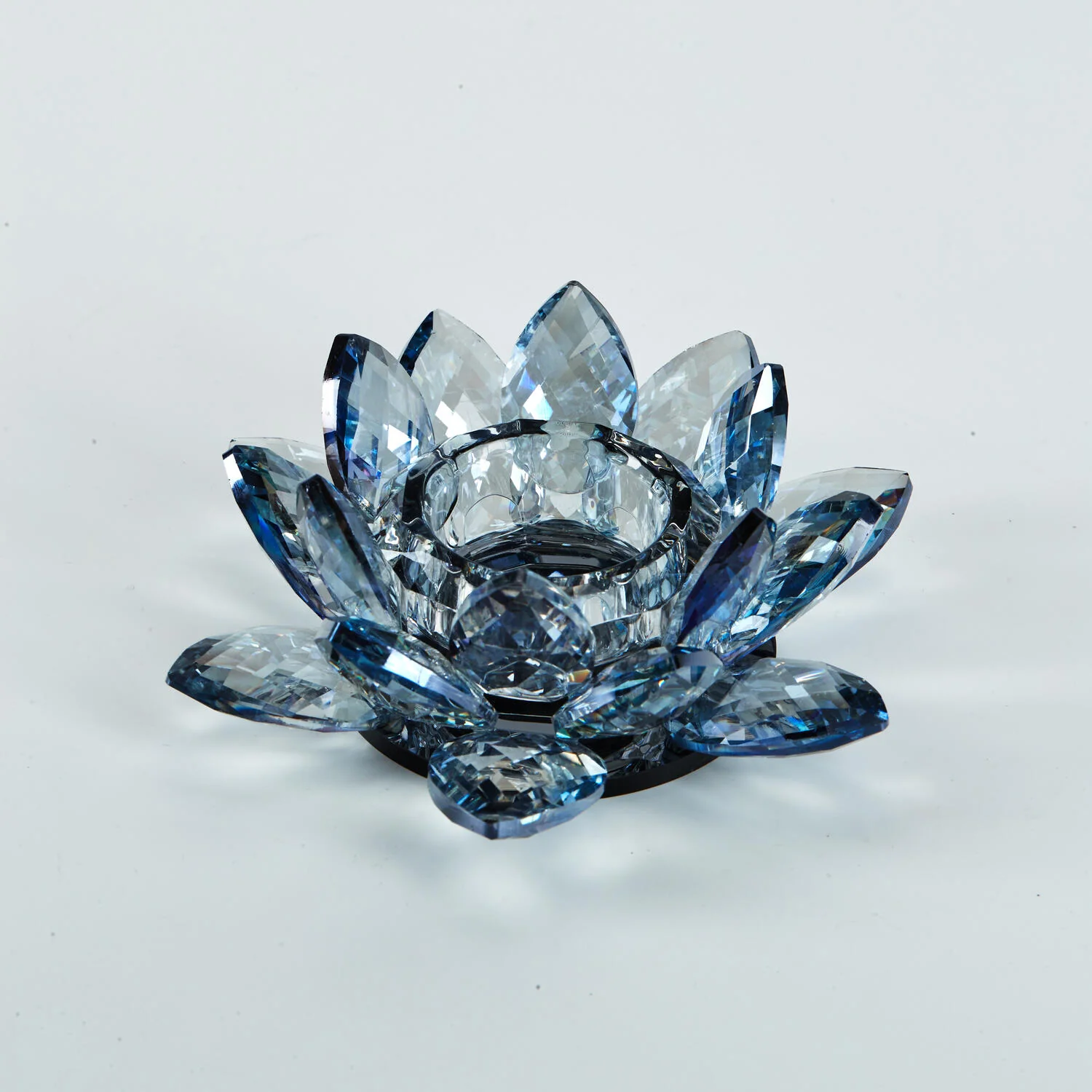 Lotus Votive fyrfadsstage, lille - Light Blue - Image 4