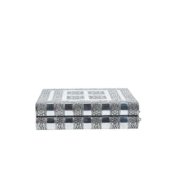 Smykkeskrin, antik sølvfarvet - 28x20 cm. - Image 2