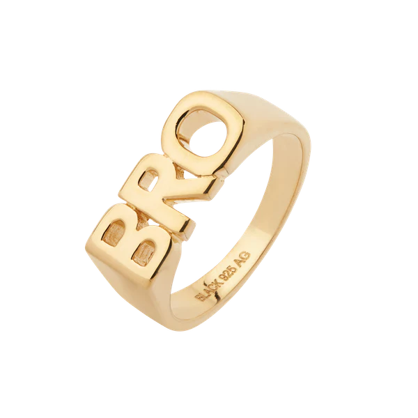 Bro ring - forgyldt