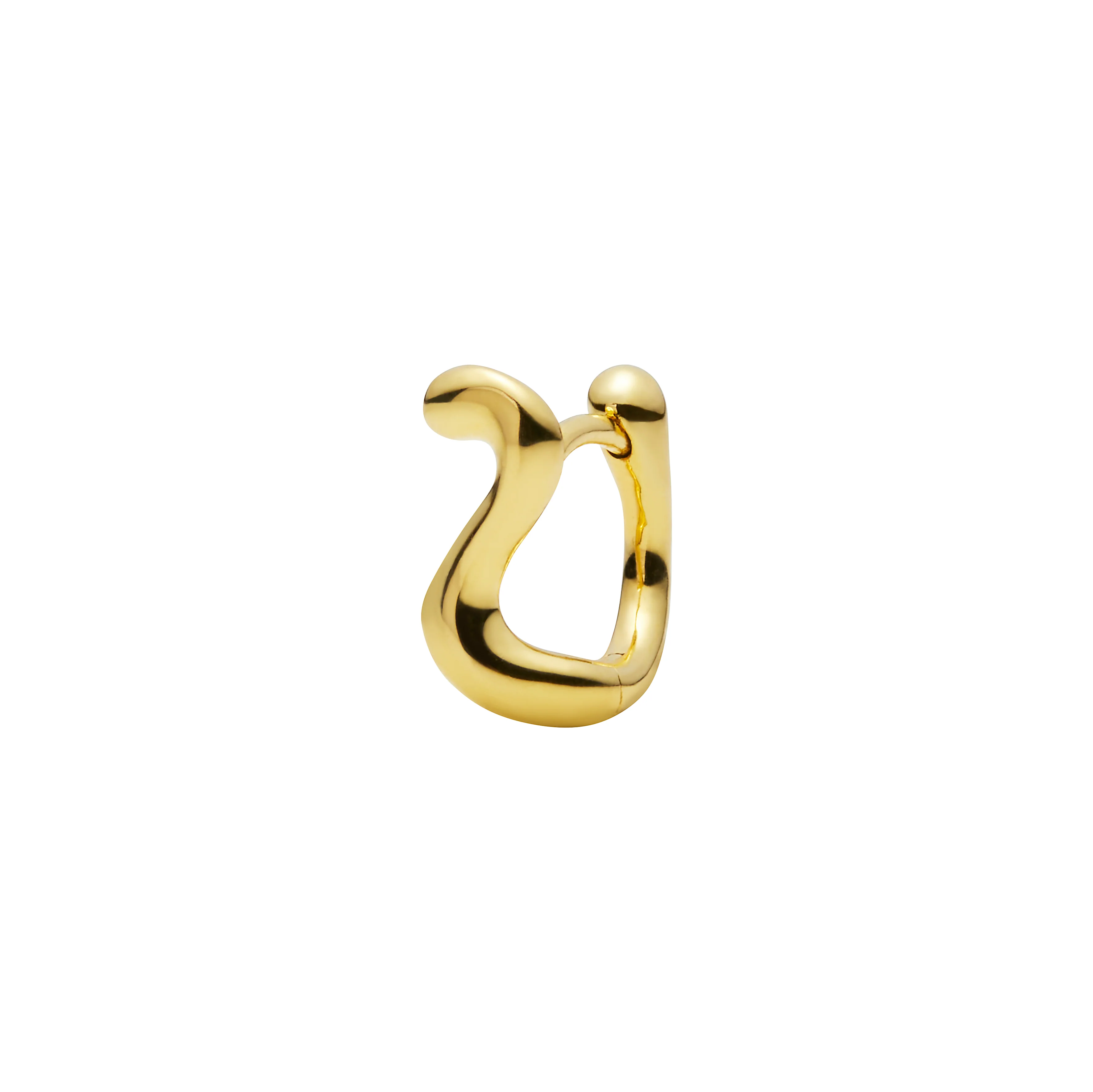 Lotus 7 Huggie hoop - forgyldt