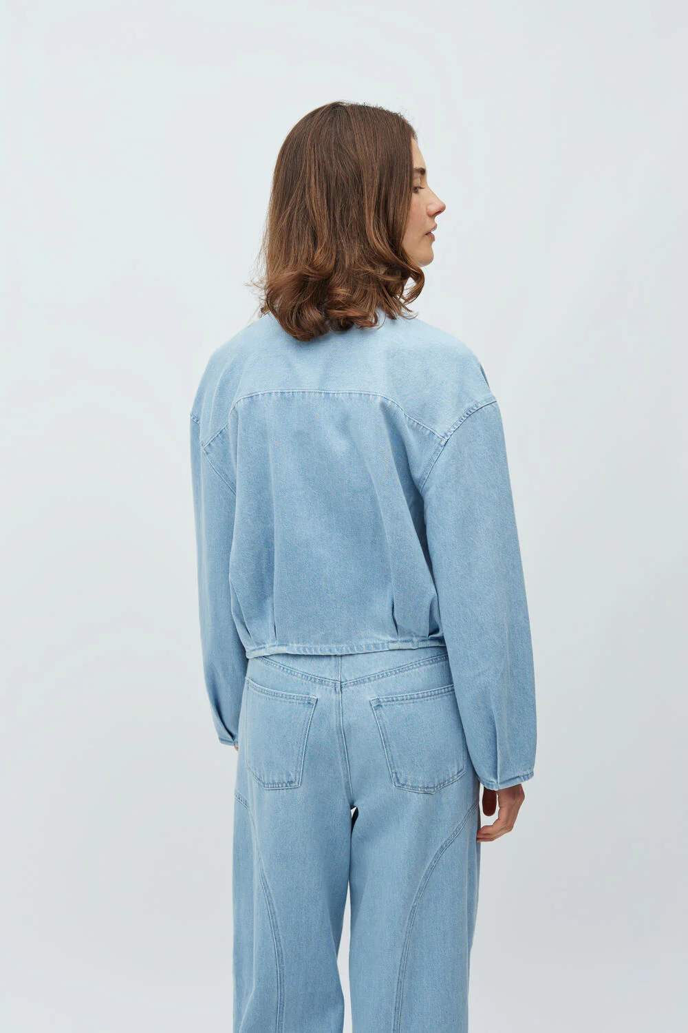 Geviva denimjakke - U31 Light Soft Wash - Image 6