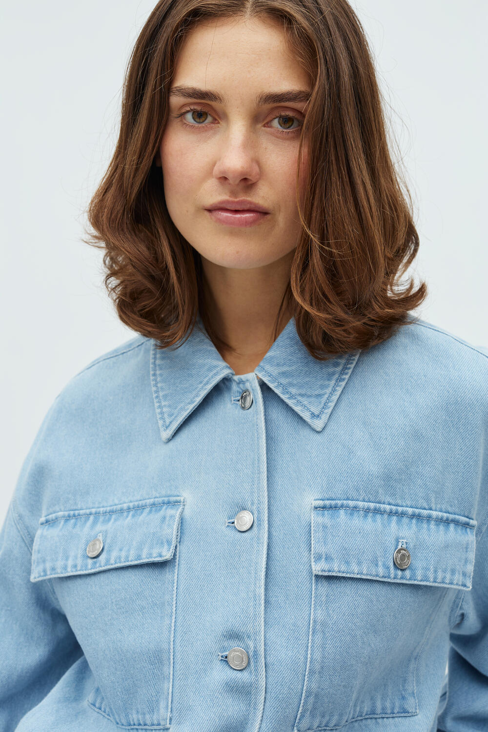 Geviva denimjakke - U31 Light Soft Wash - Image 7