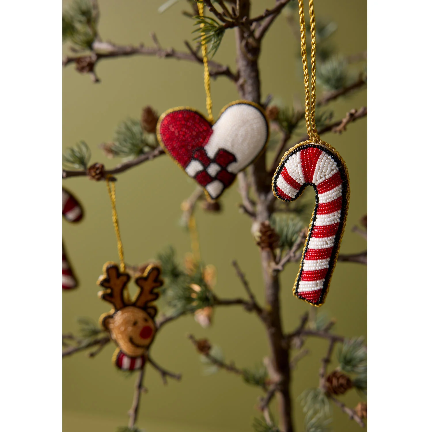 Candy Perle juleophæng - 5x10 cm. - Image 3