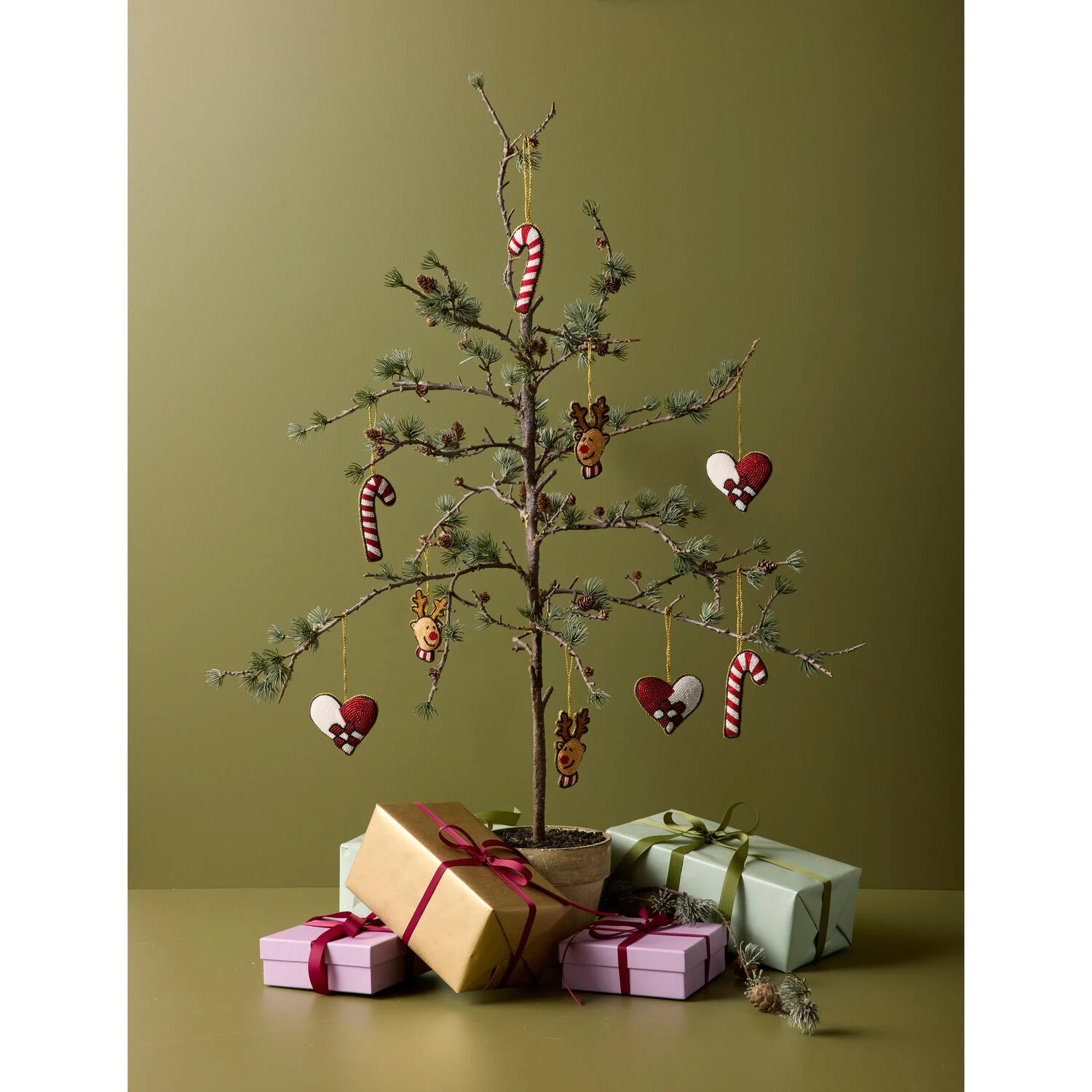 Rudolf Perle juleophæng - 5x8,5 cm. - Image 2