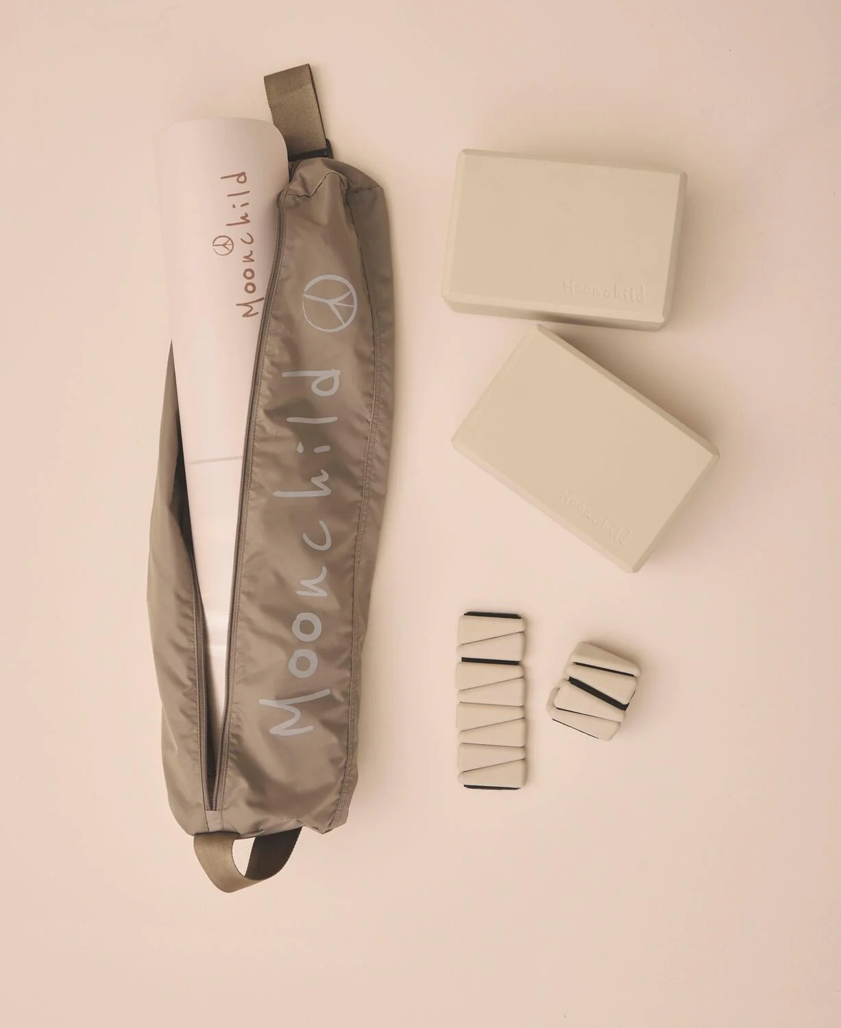 Melange yogamåtte - Cloud - Image 6