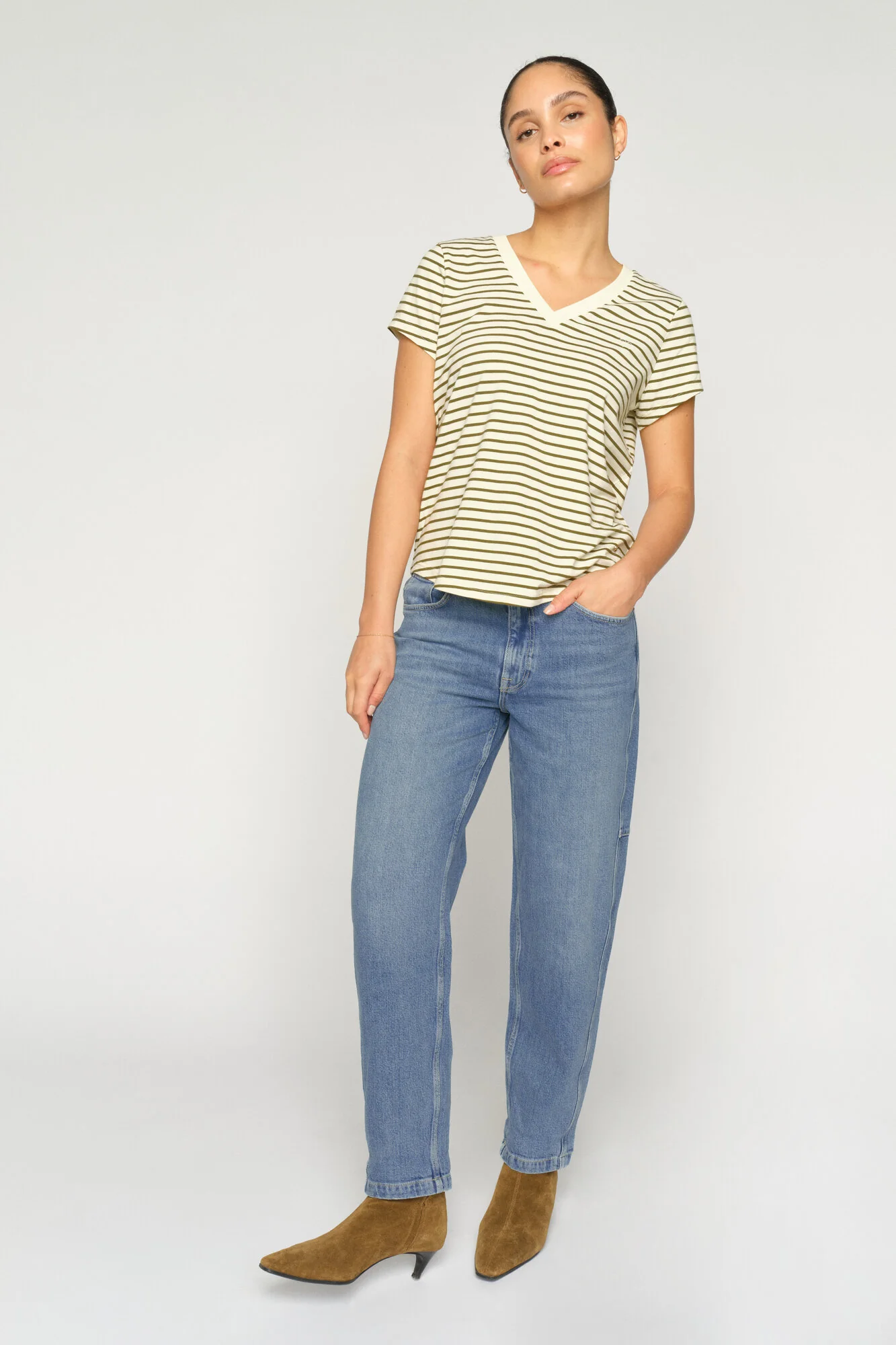 Aymen Galleon  jeans – Mid Blue