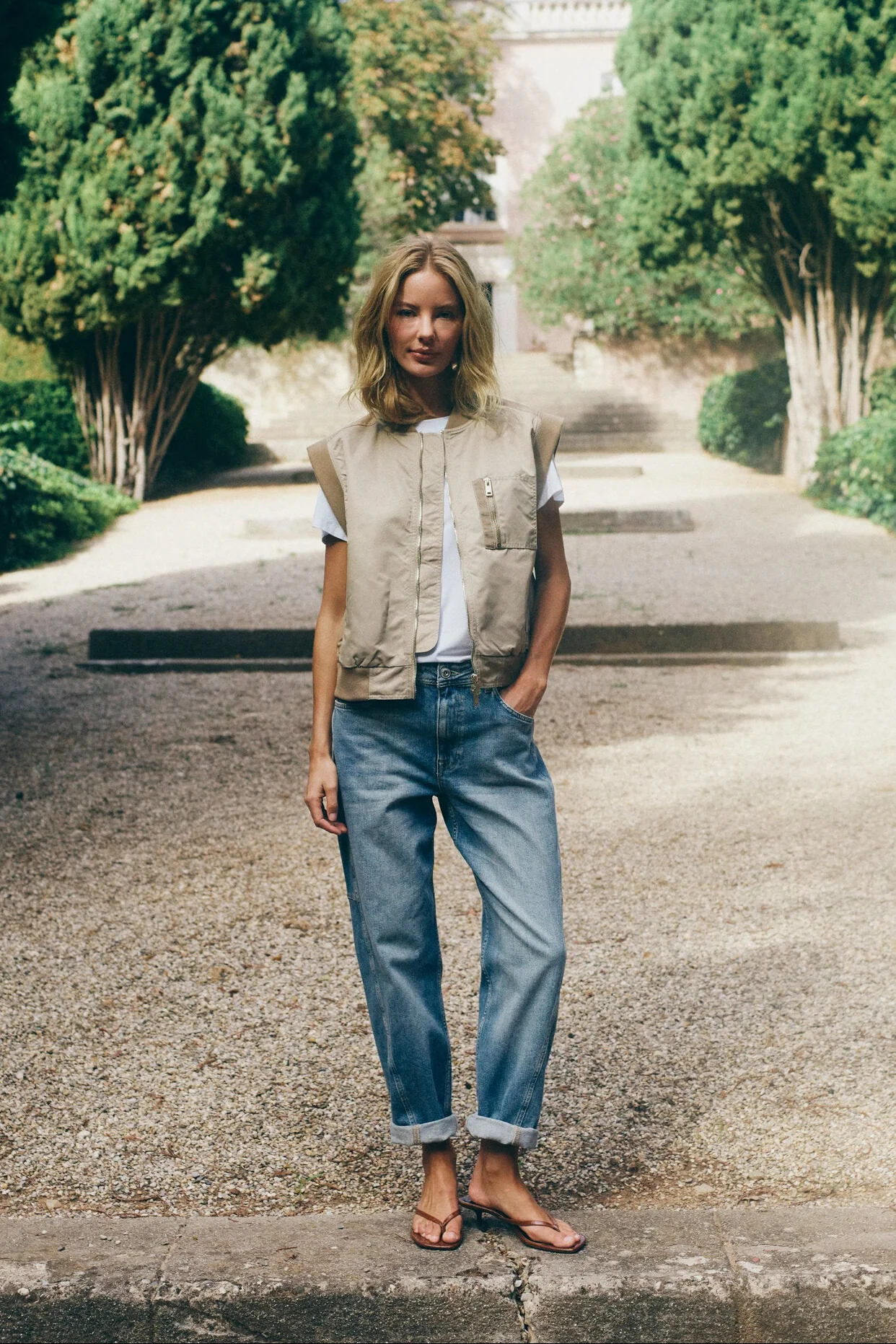 Aymen Galleon  jeans – Mid Blue - Image 3