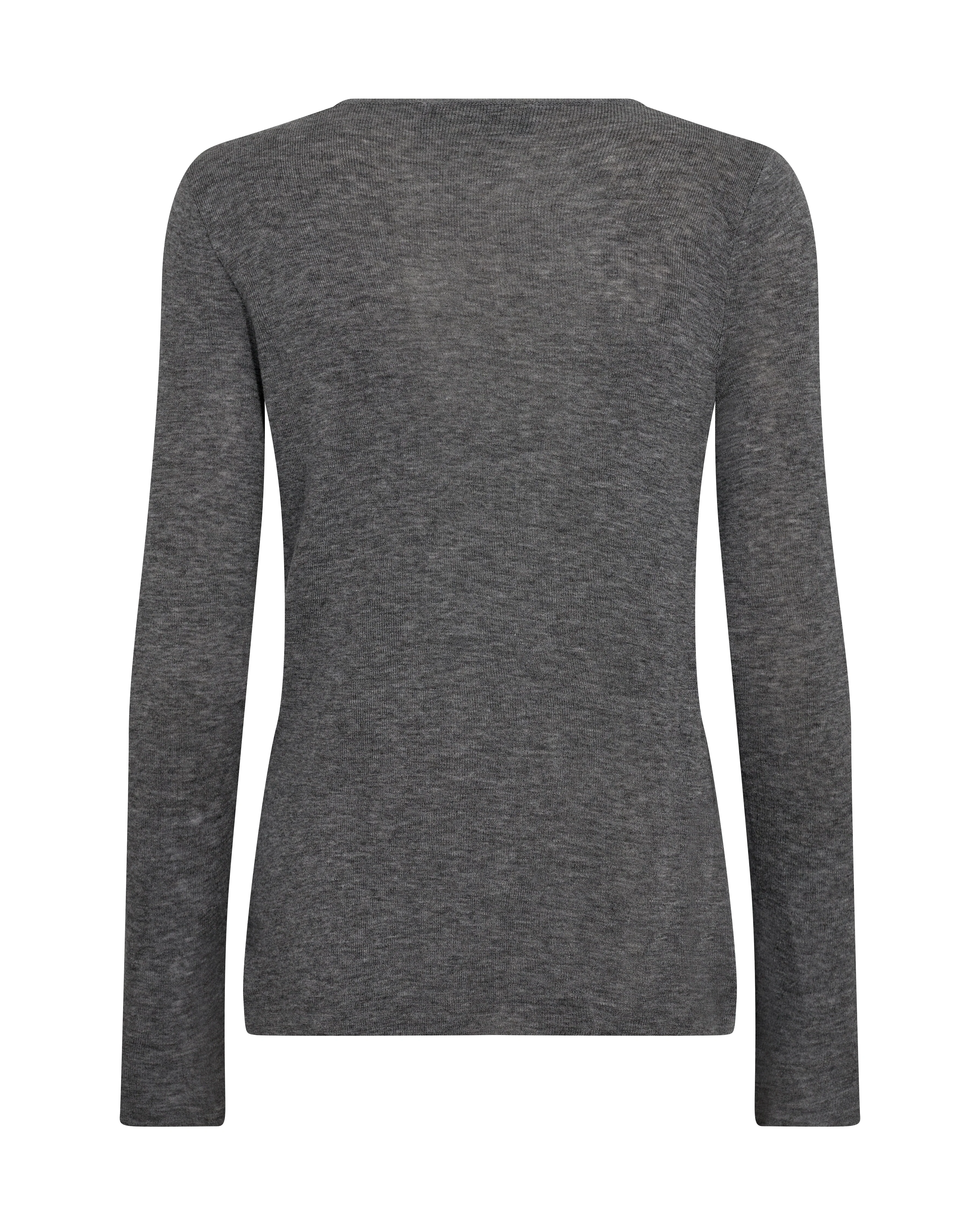 Bouch O-neck striktrøje - Sharkskin - Image 2