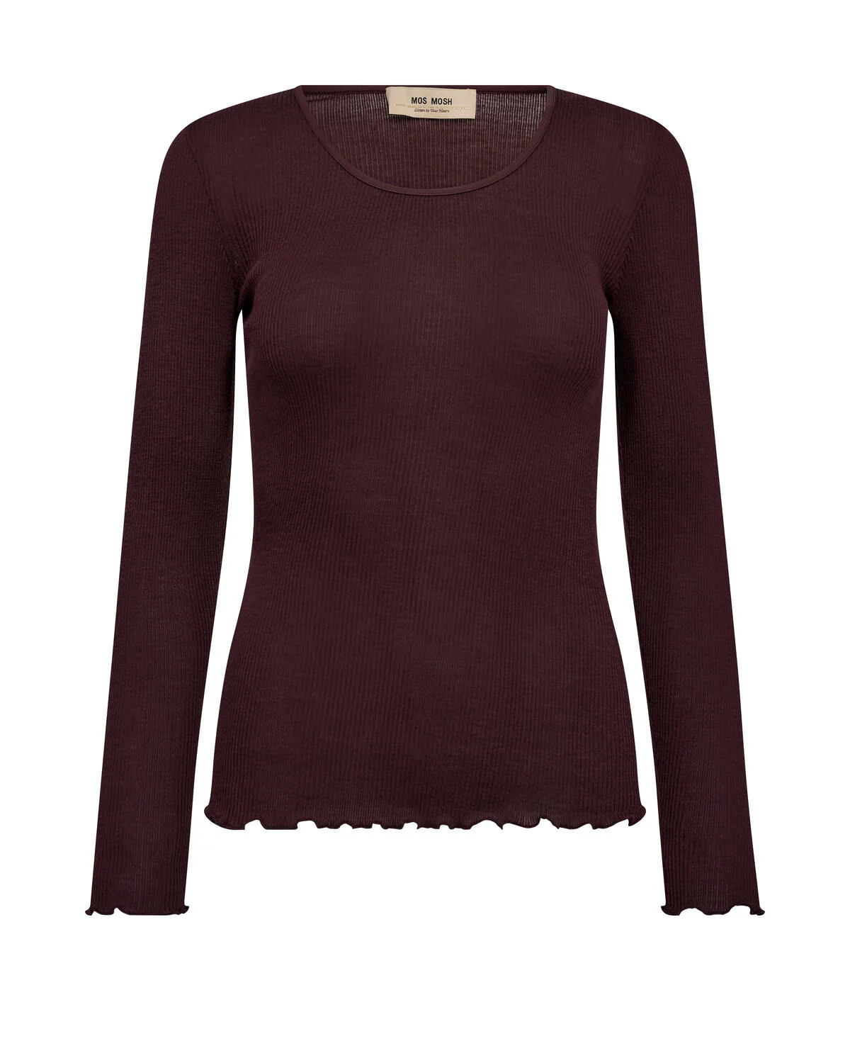 Elaine Seamless langærmet t-shirt - Fudge - Image 2
