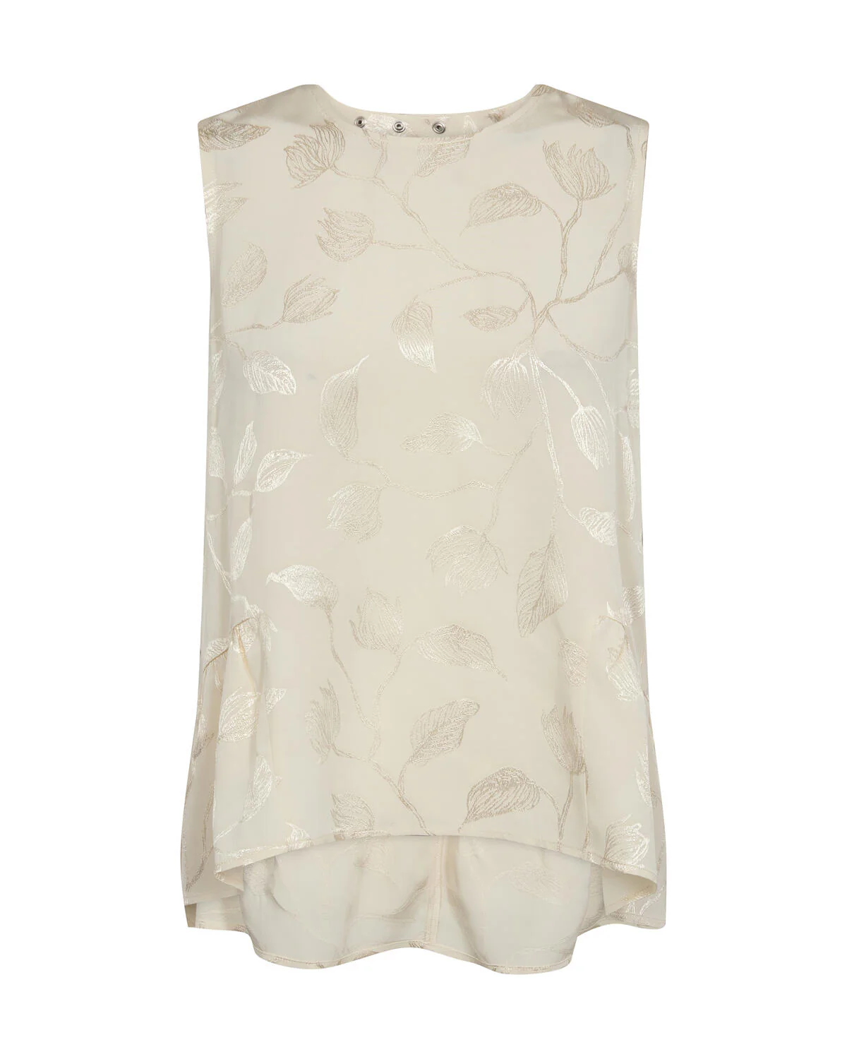Ixo Leaf Jacq top – Ecru - Image 2