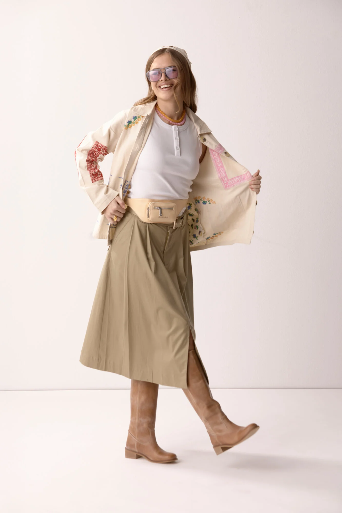 Koda Billie midi nederdel – Twill - Image 5