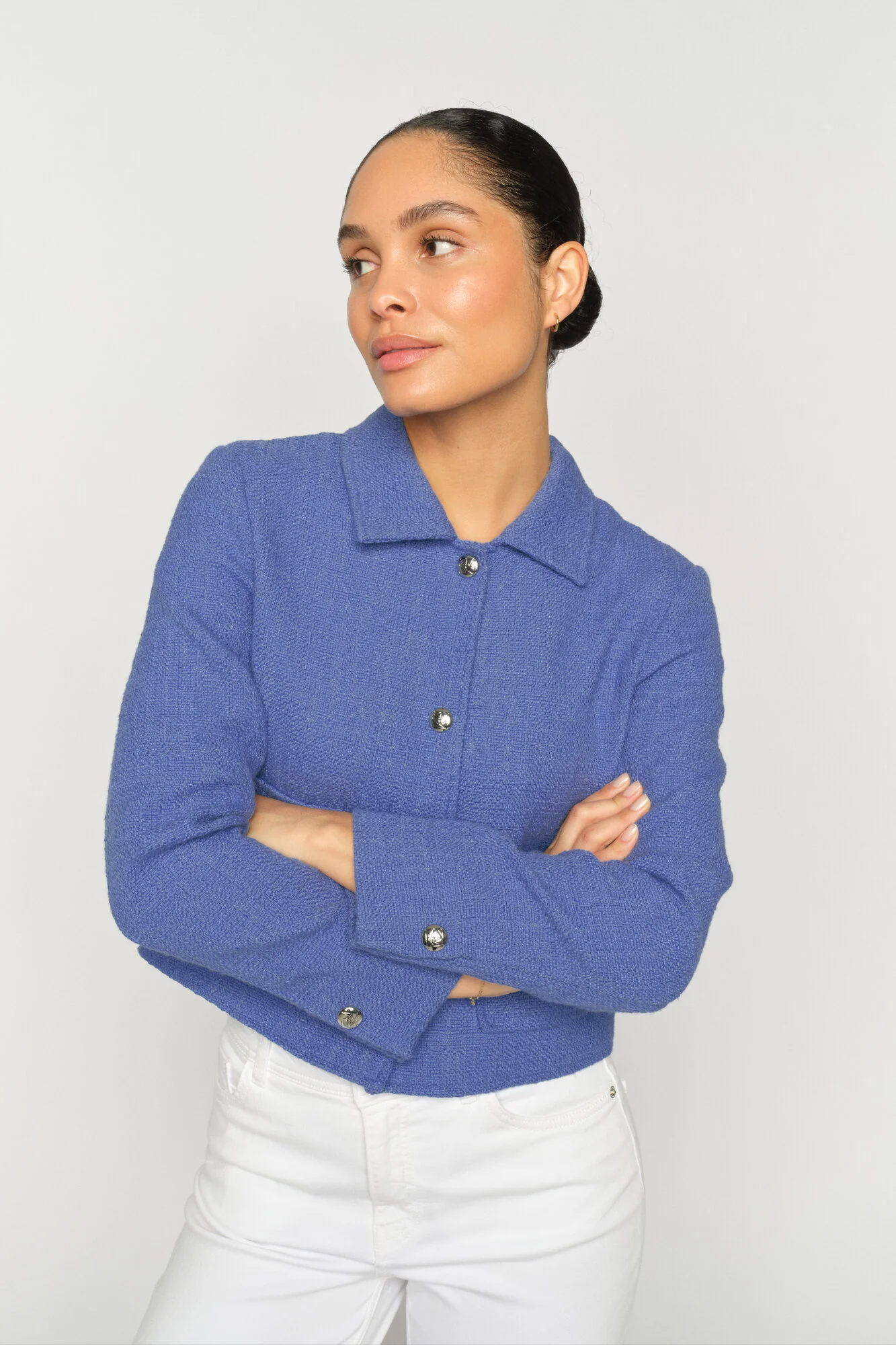 Nilsa Bobb jakke – Ultramarine - Image 4