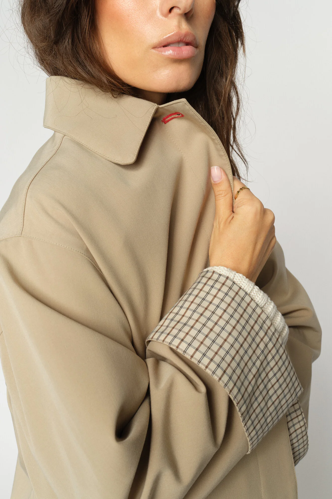 Riko Bora trenchcoat – Twill - Image 5