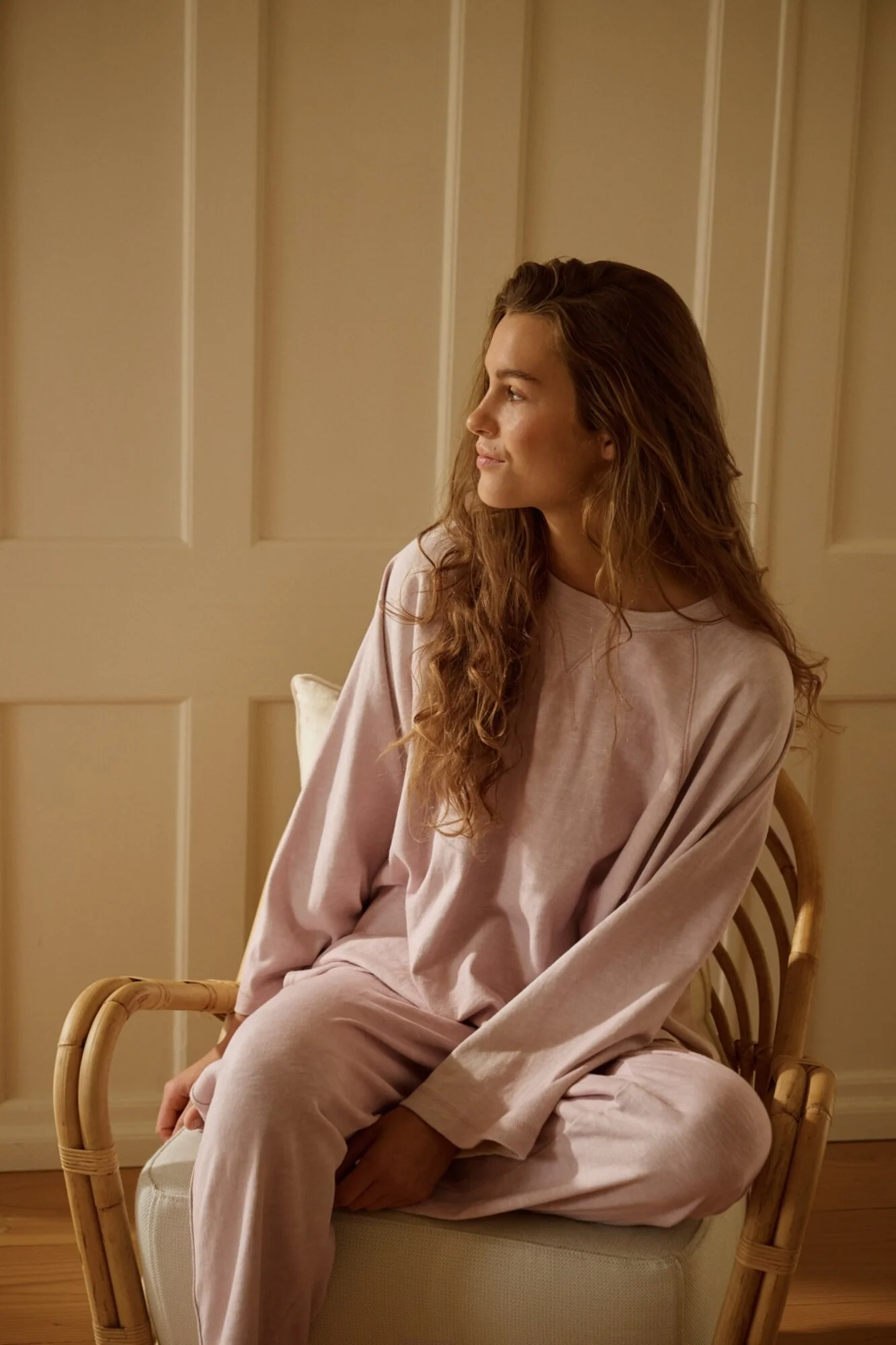 Buddha sweatpants - Rose Dust - Image 6