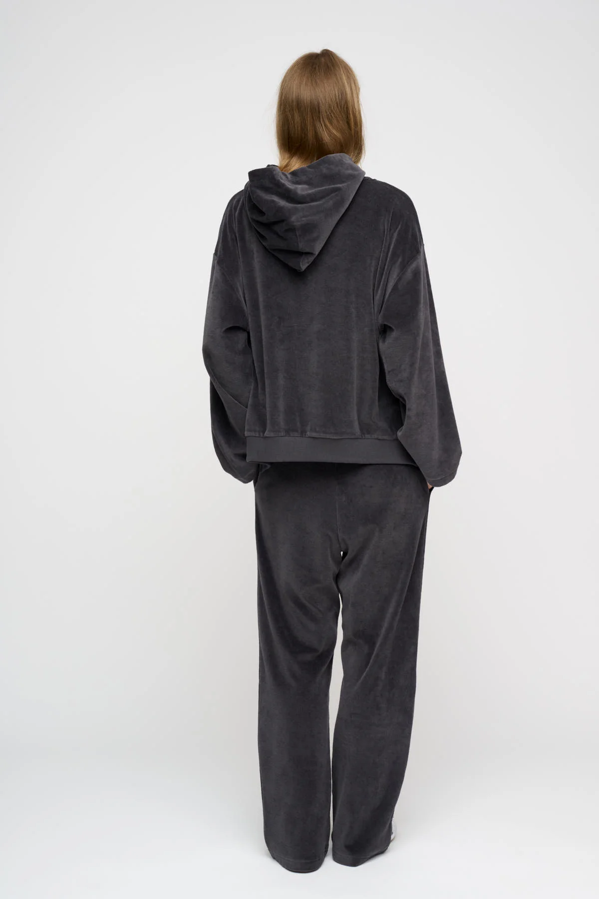 Cosmos Velvet hoodie - mørkegrå - Image 5