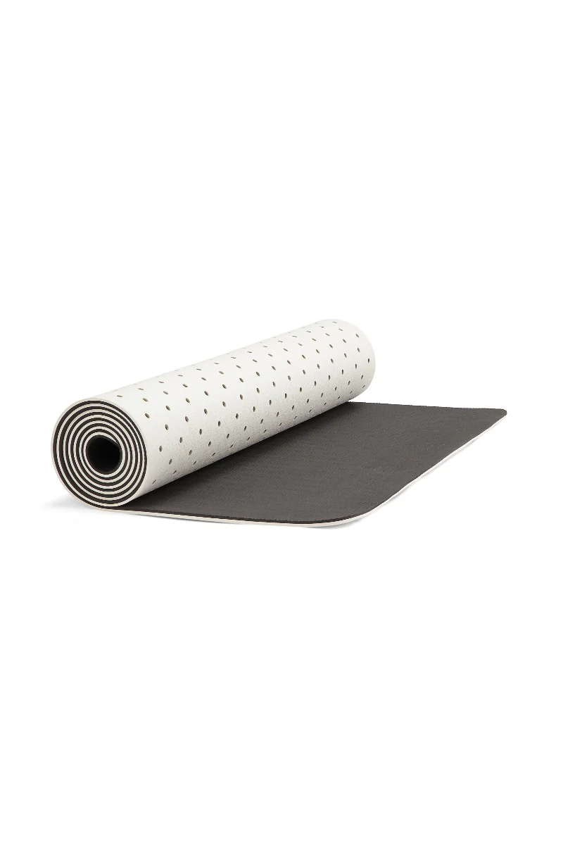 Dotted signature yogamåttet - Ecru/black - Image 3