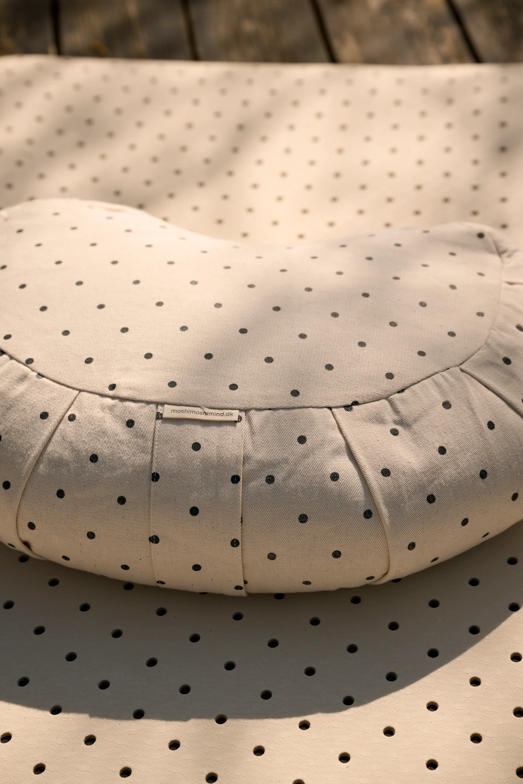 Dotted signature yogamåttet - Ecru/black - Image 5