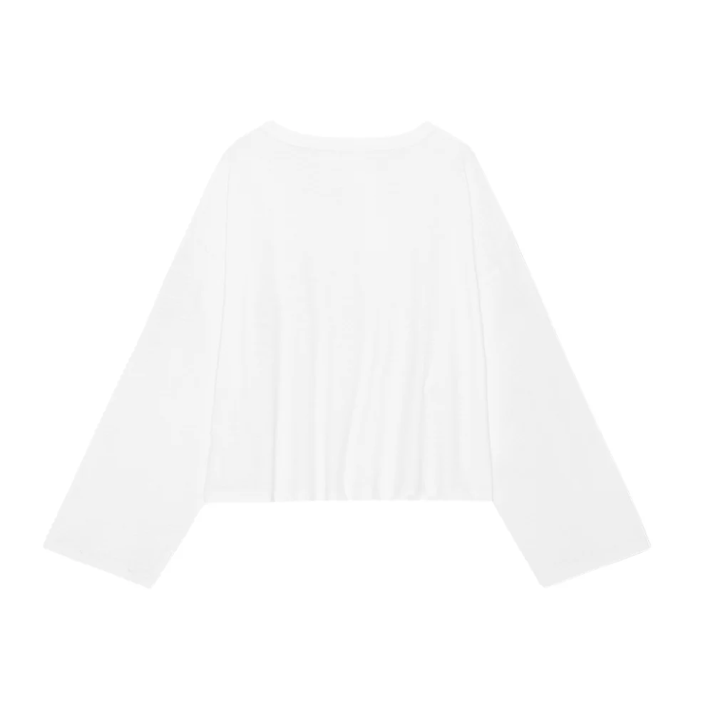 Precious langærmet t-shirt - hvid - Image 6