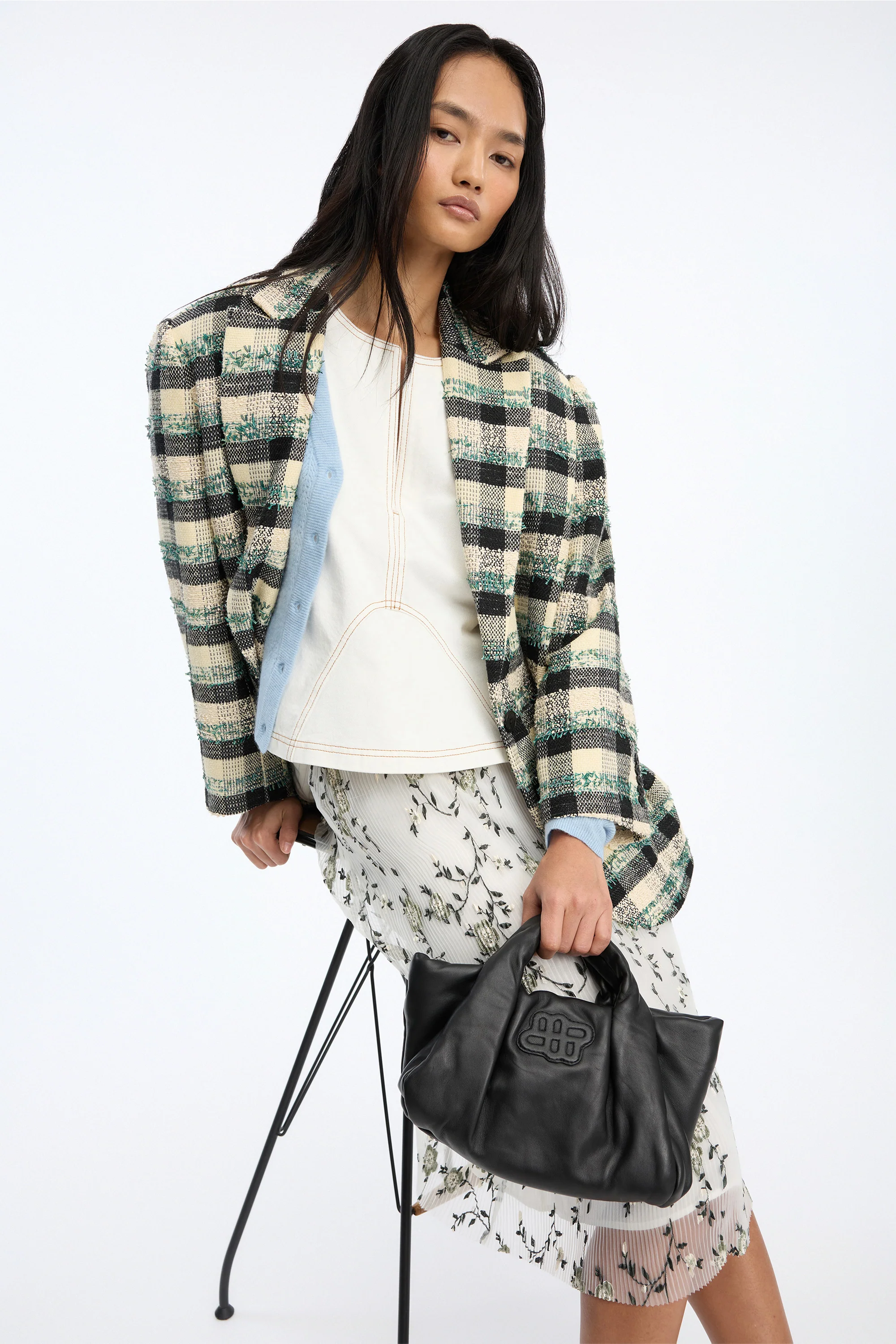 Baynor denimtop - Ivory - Image 6