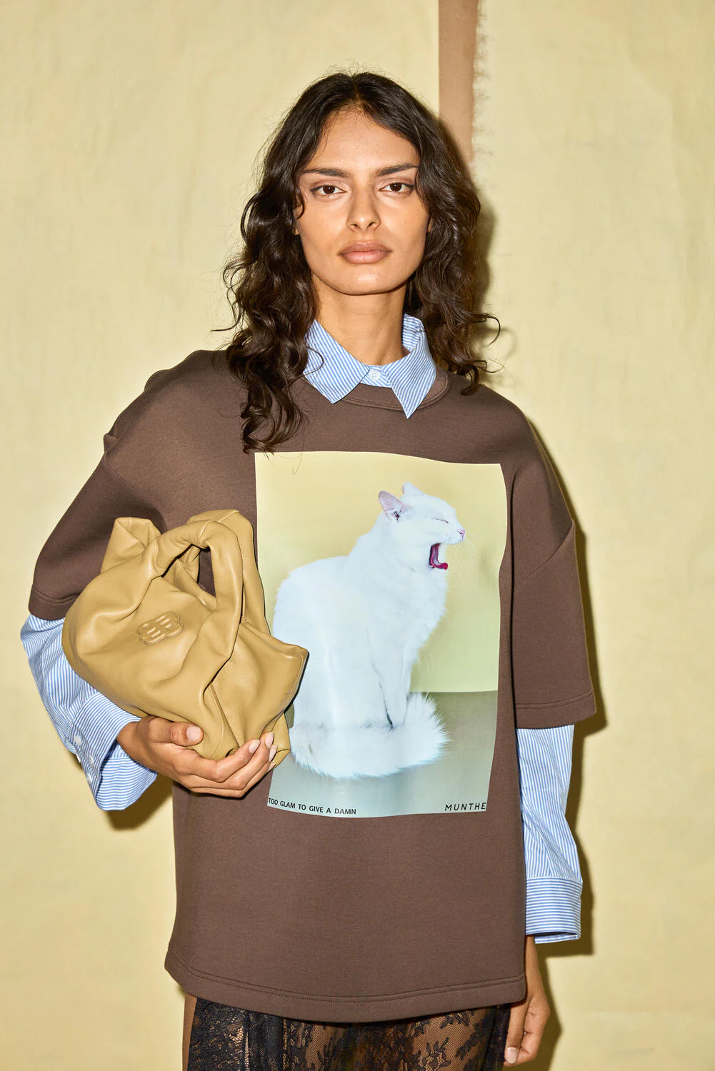 Raploi Neopren Sweat t-shirt - brun - Image 3
