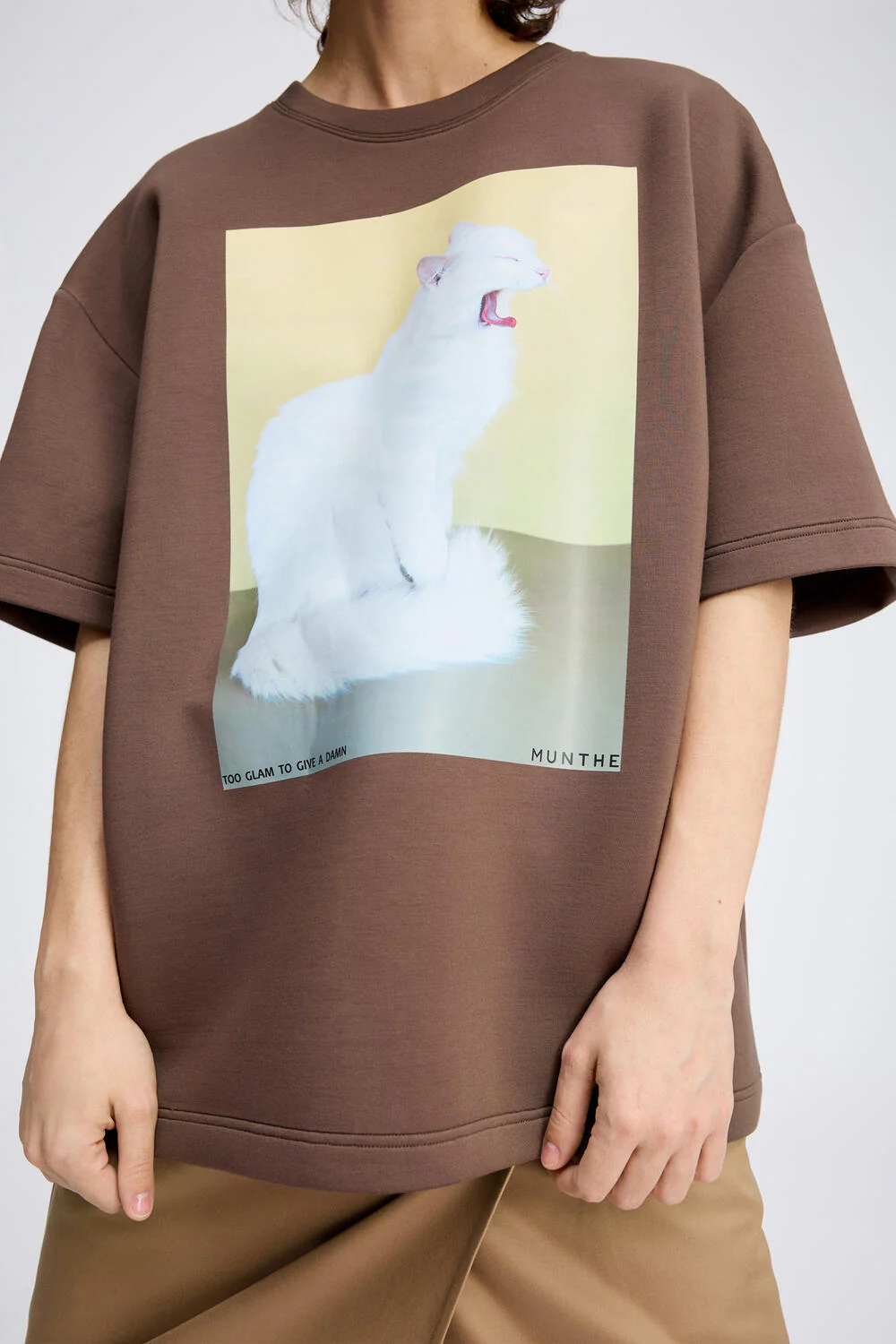 Raploi Neopren Sweat t-shirt - brun - Image 5