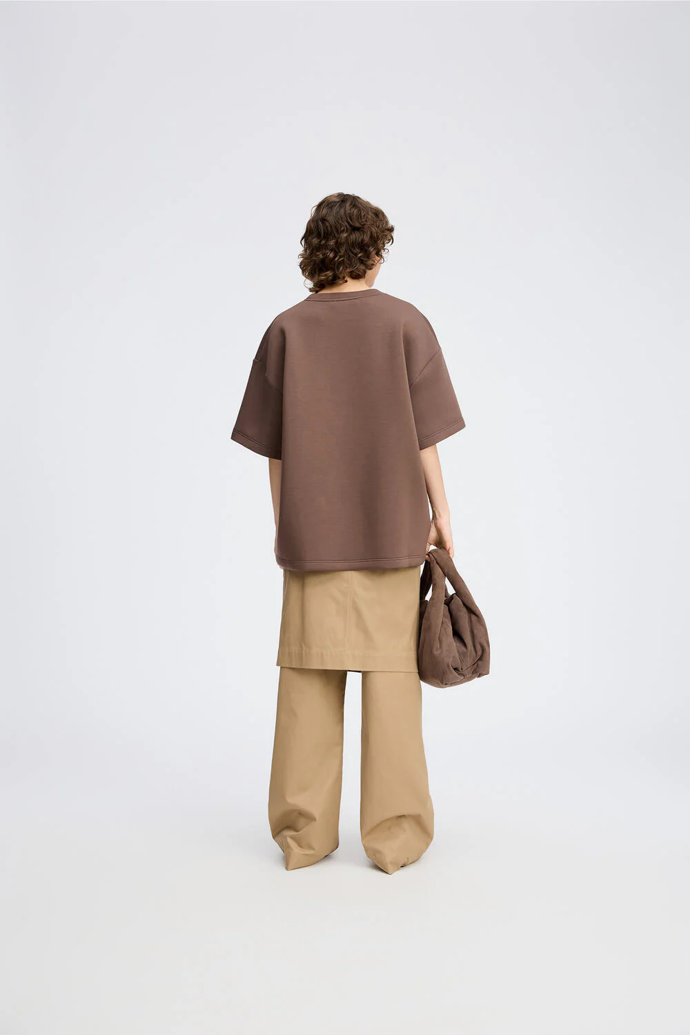 Raploi Neopren Sweat t-shirt - brun - Image 8