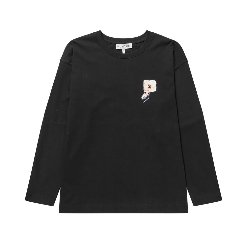 Roomu langærmet t-shirt - sort - Image 2