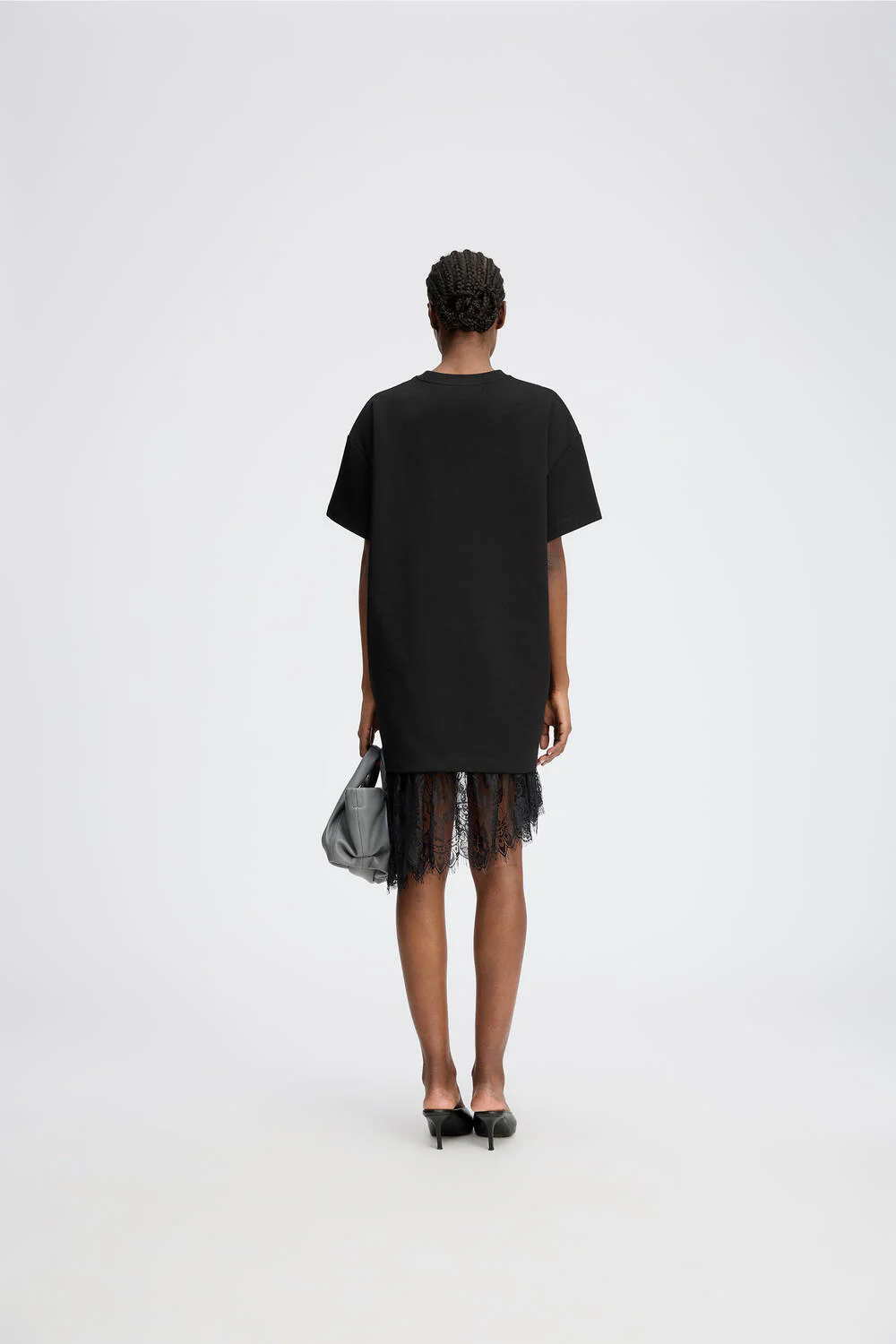 Rosie t-shirt kjole - sort - Image 4