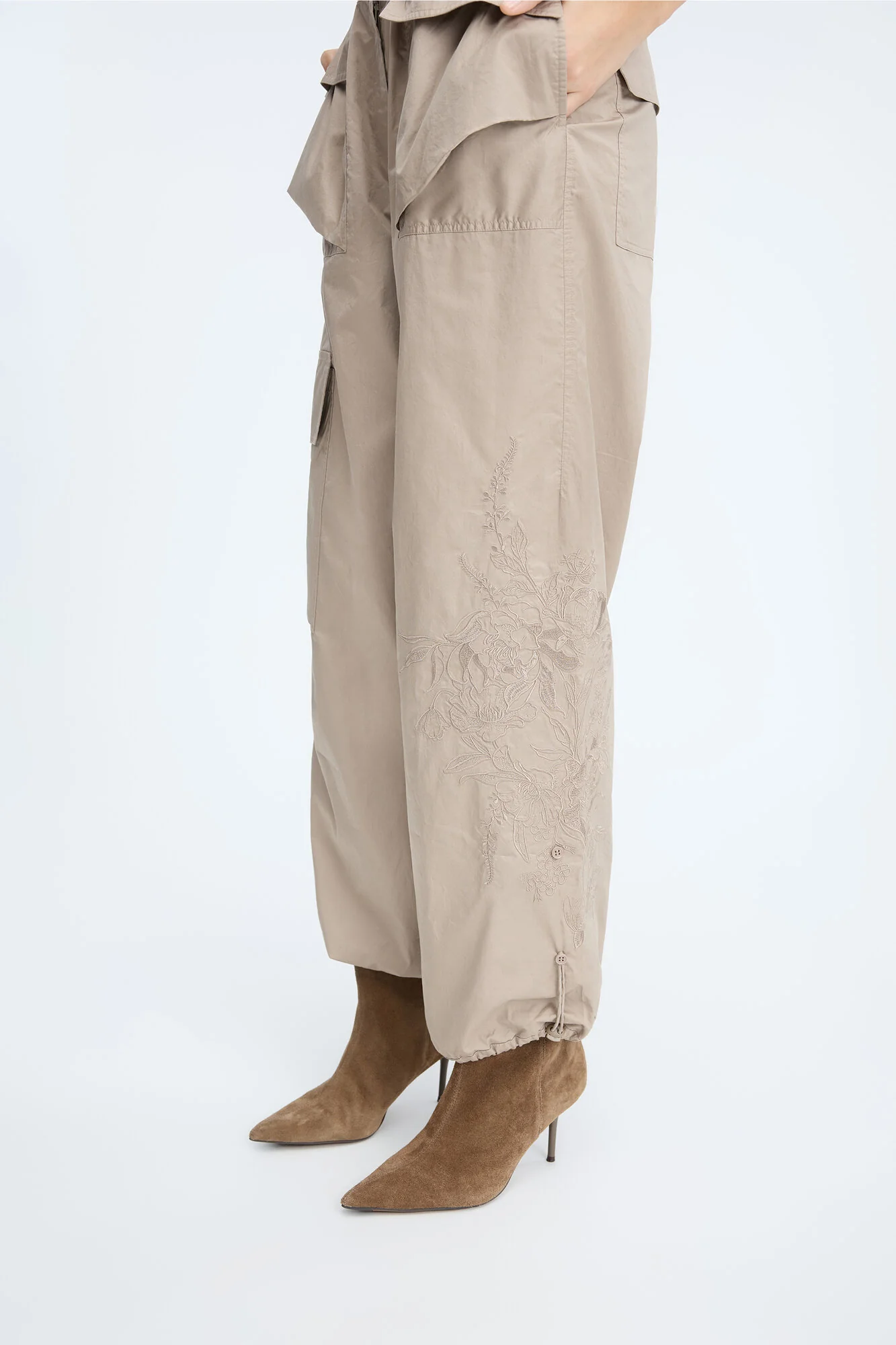 Unform bukser - Khaki - Image 8