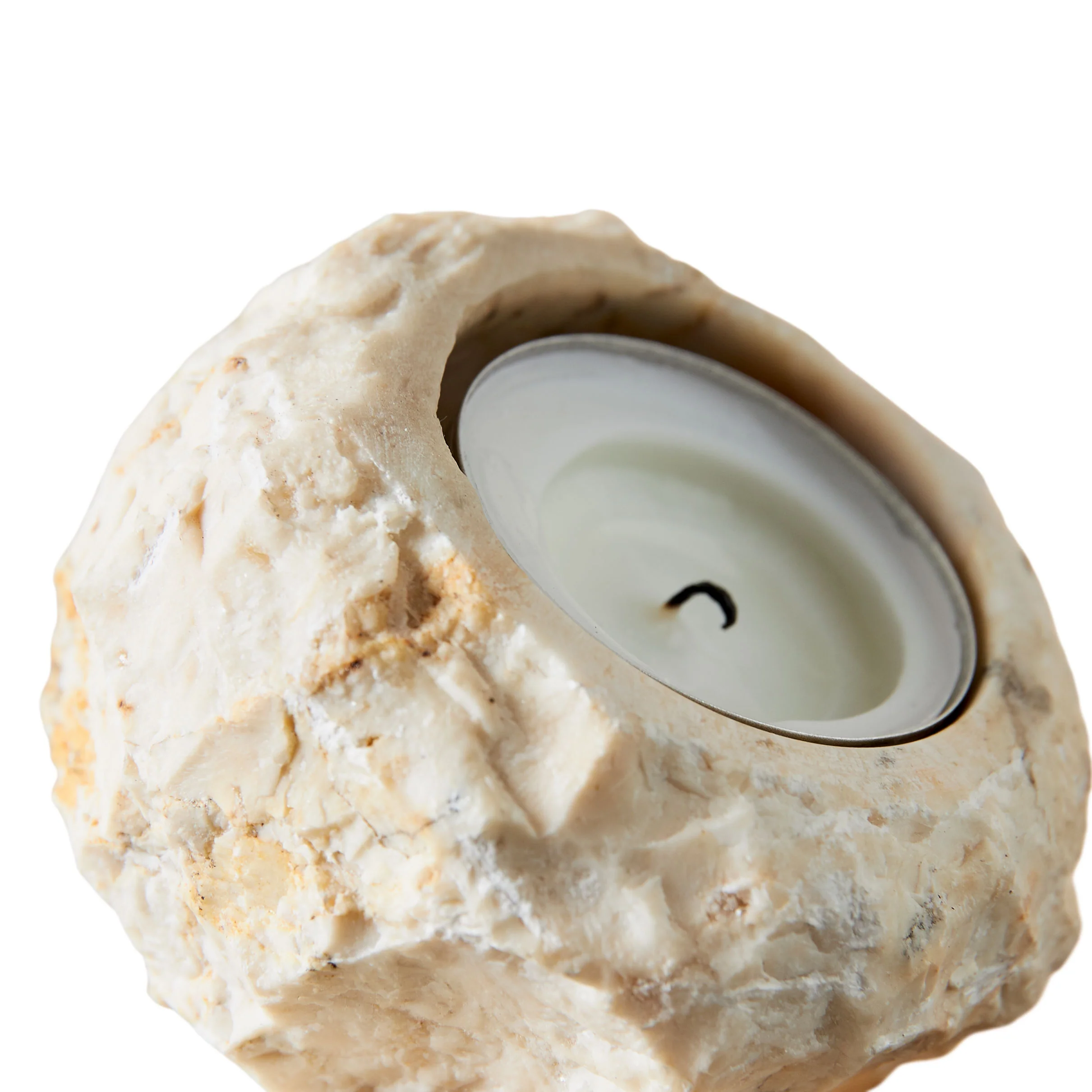 Batu fyrfadsstage, lille - Creme - Image 5